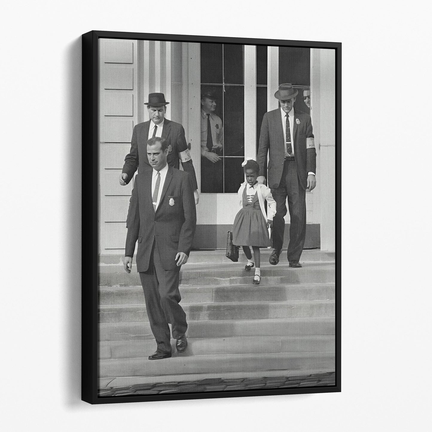 Ruby Bridges Walking To School - Civil Rights 1960s