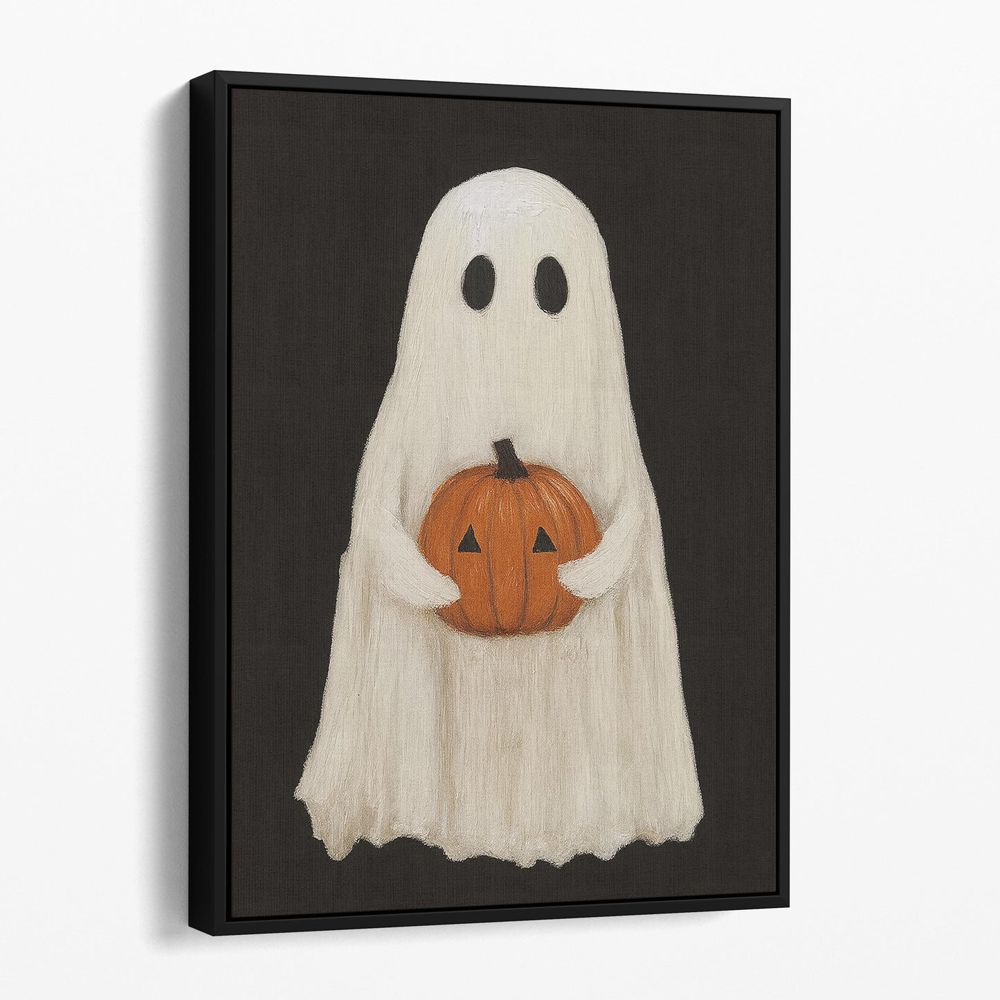 Ghost Holding A Pumpkin