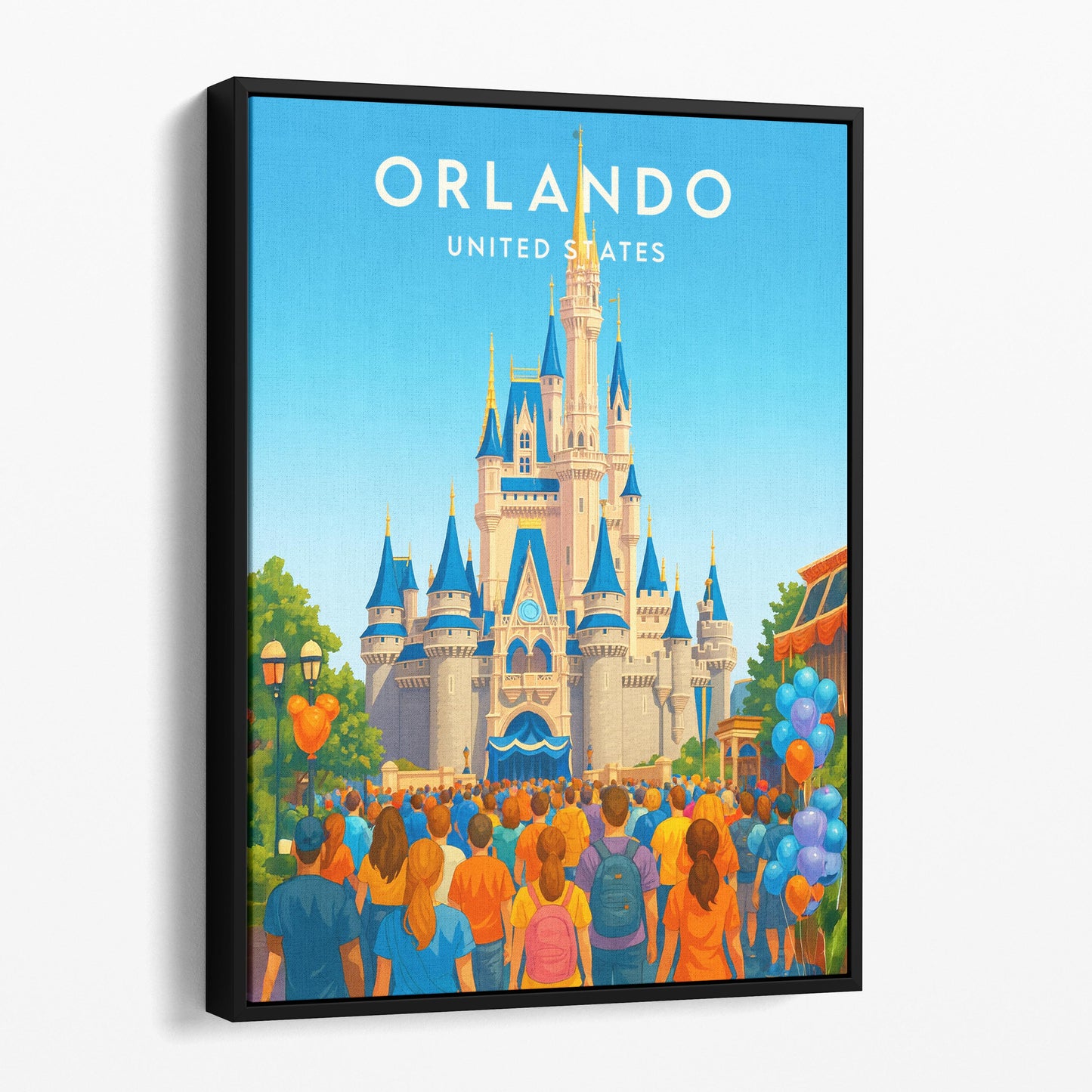 Orlando Florida Travel Poster