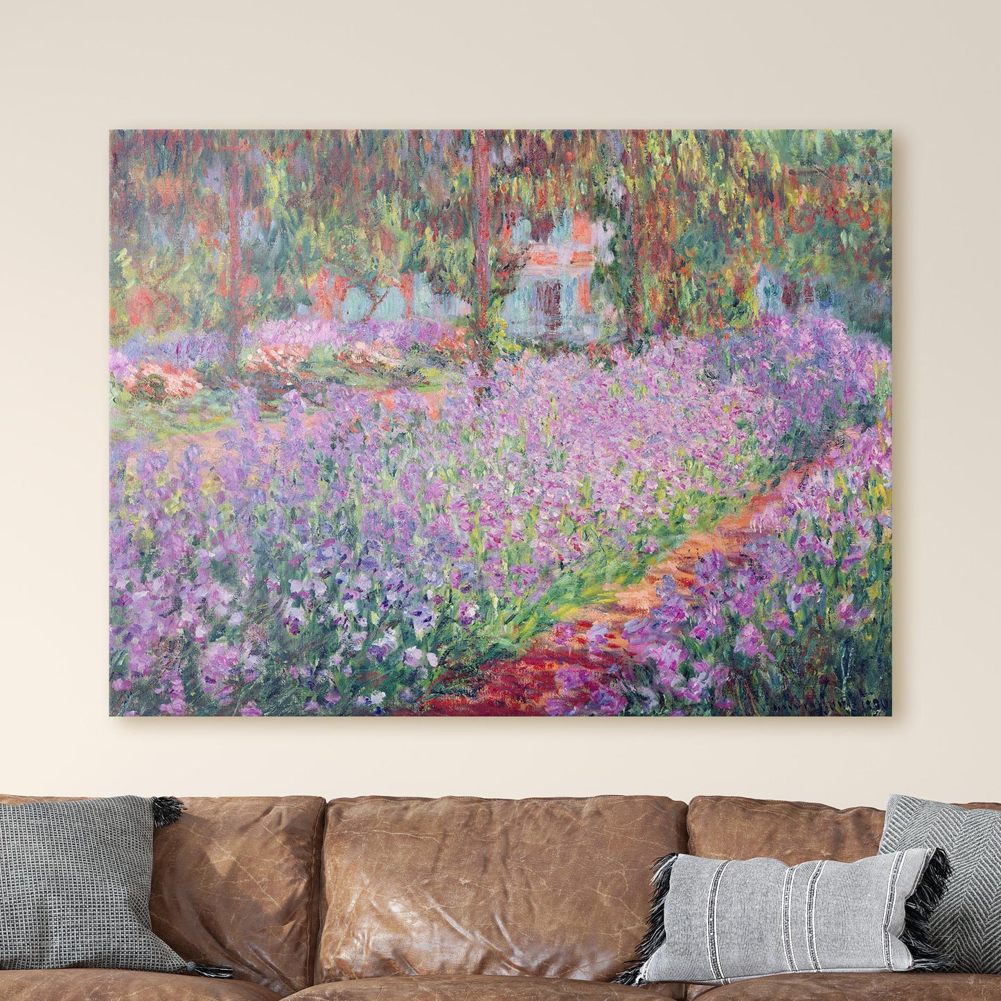 The Artists Garden at Giverny, 1900 by Claude Monet