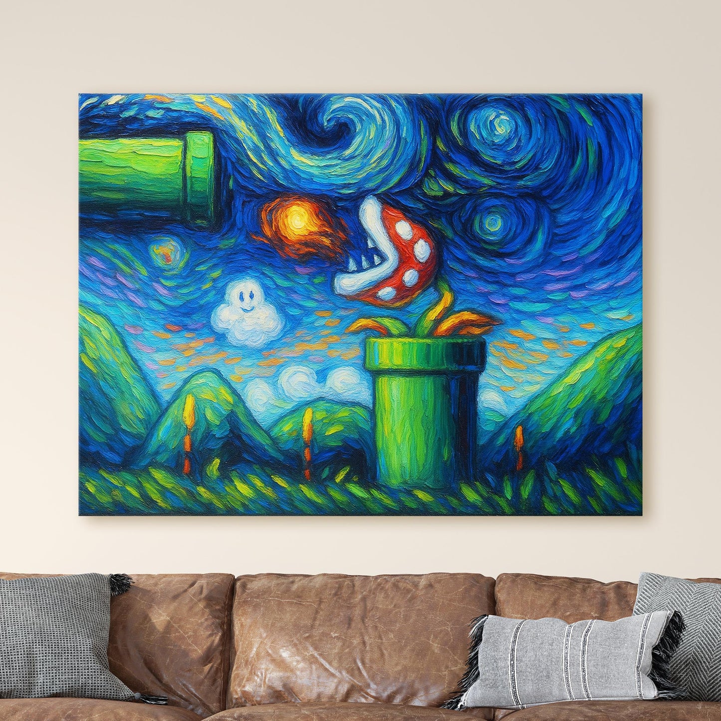 Van Gogh Super Mario