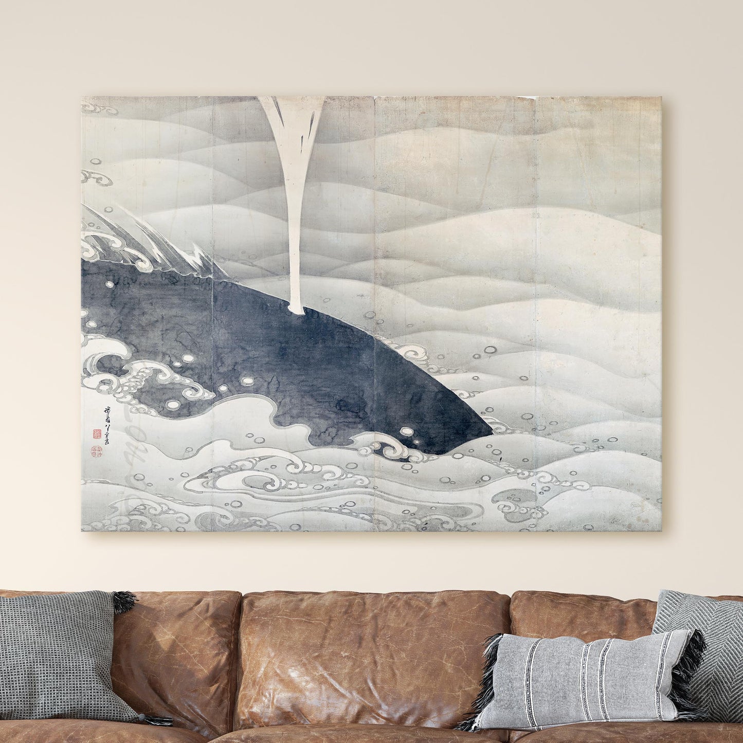 Elephant And Whale by Ito Jakuchu