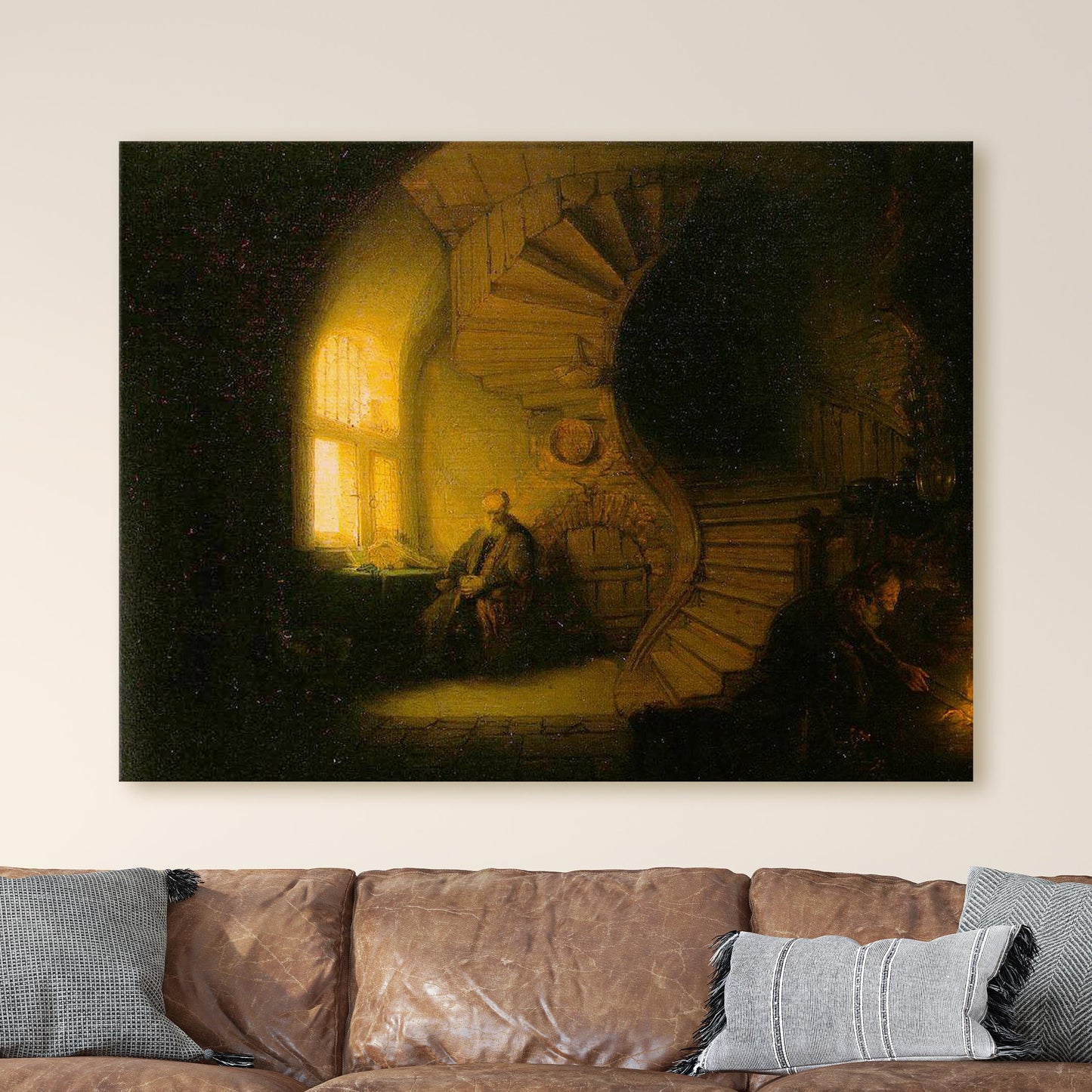 The Philosopher in Meditation by Rembrandt