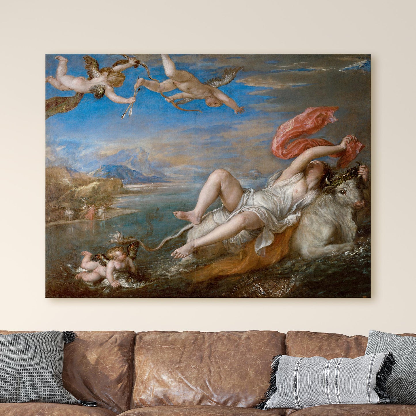 Europa, c.1559/62 Tiziano Vecellio Titian