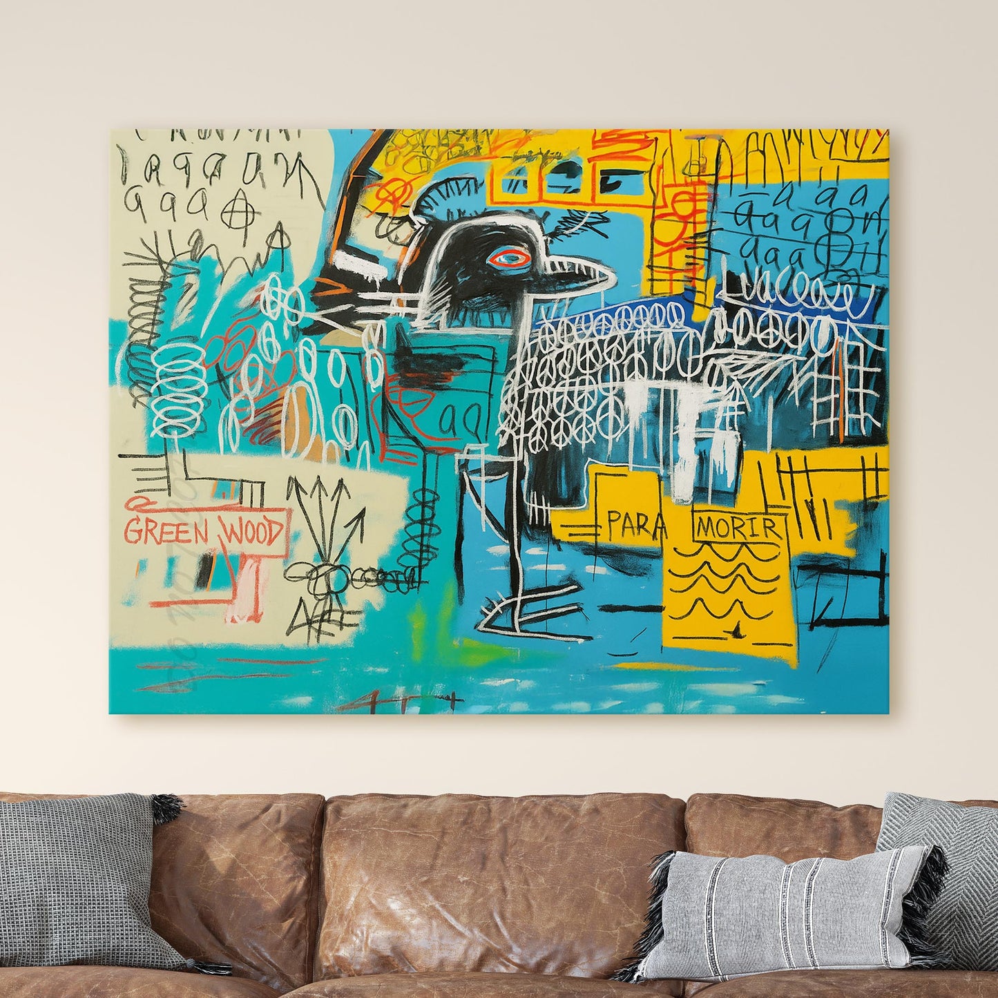 Basquiat Bird on Money