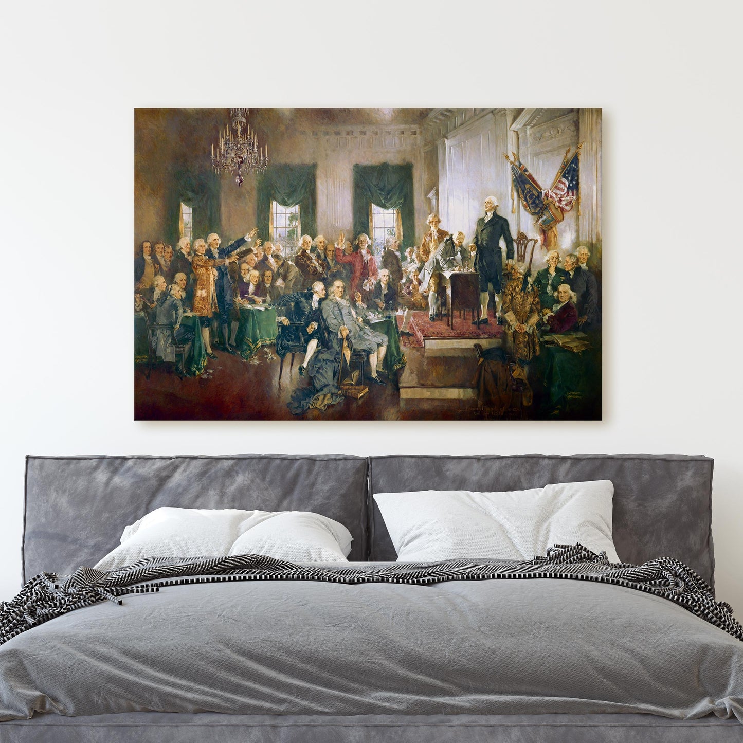 Scene at the Signing of the Constitution of the United States - Howard Chandler Christy