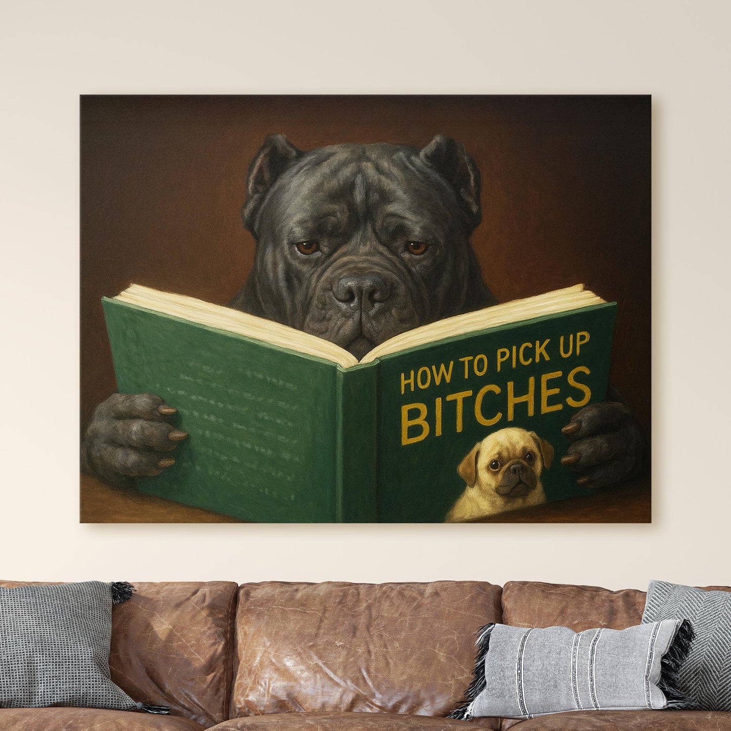 Cane Corso Dog Reading Dating Book