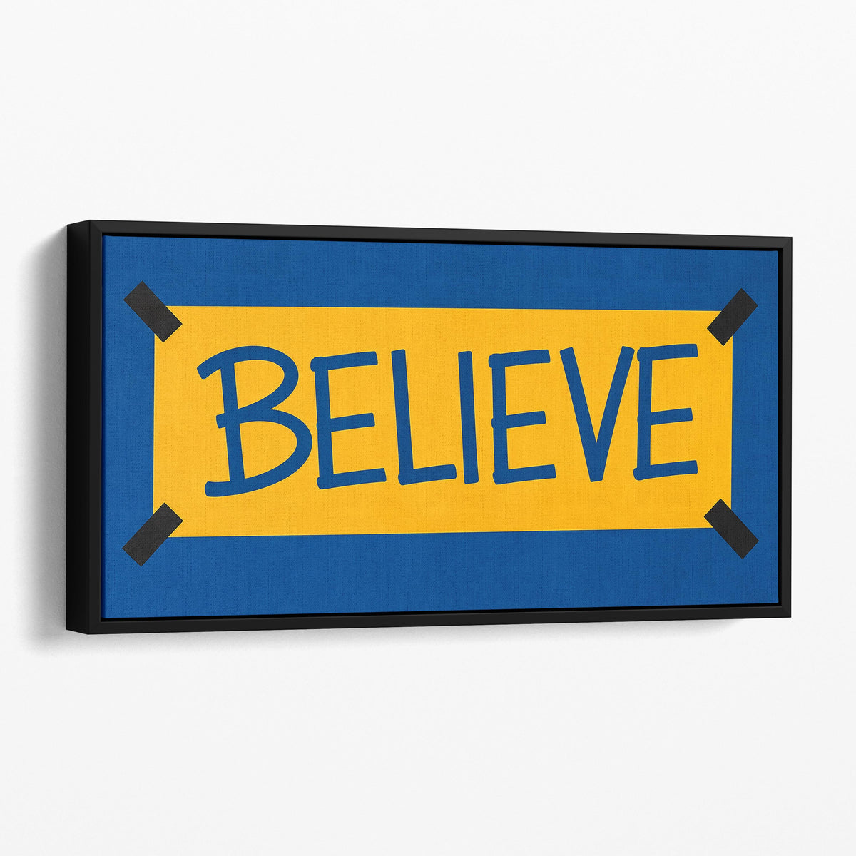 BELIEVE Sports Team Motivation Sign