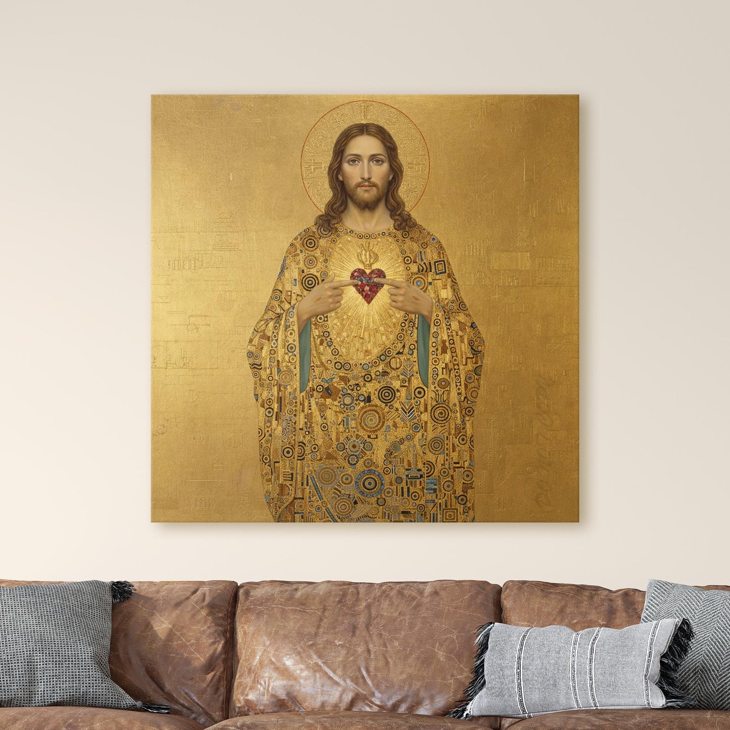 Jesus Christ Sacred Heart Gustav Klimt