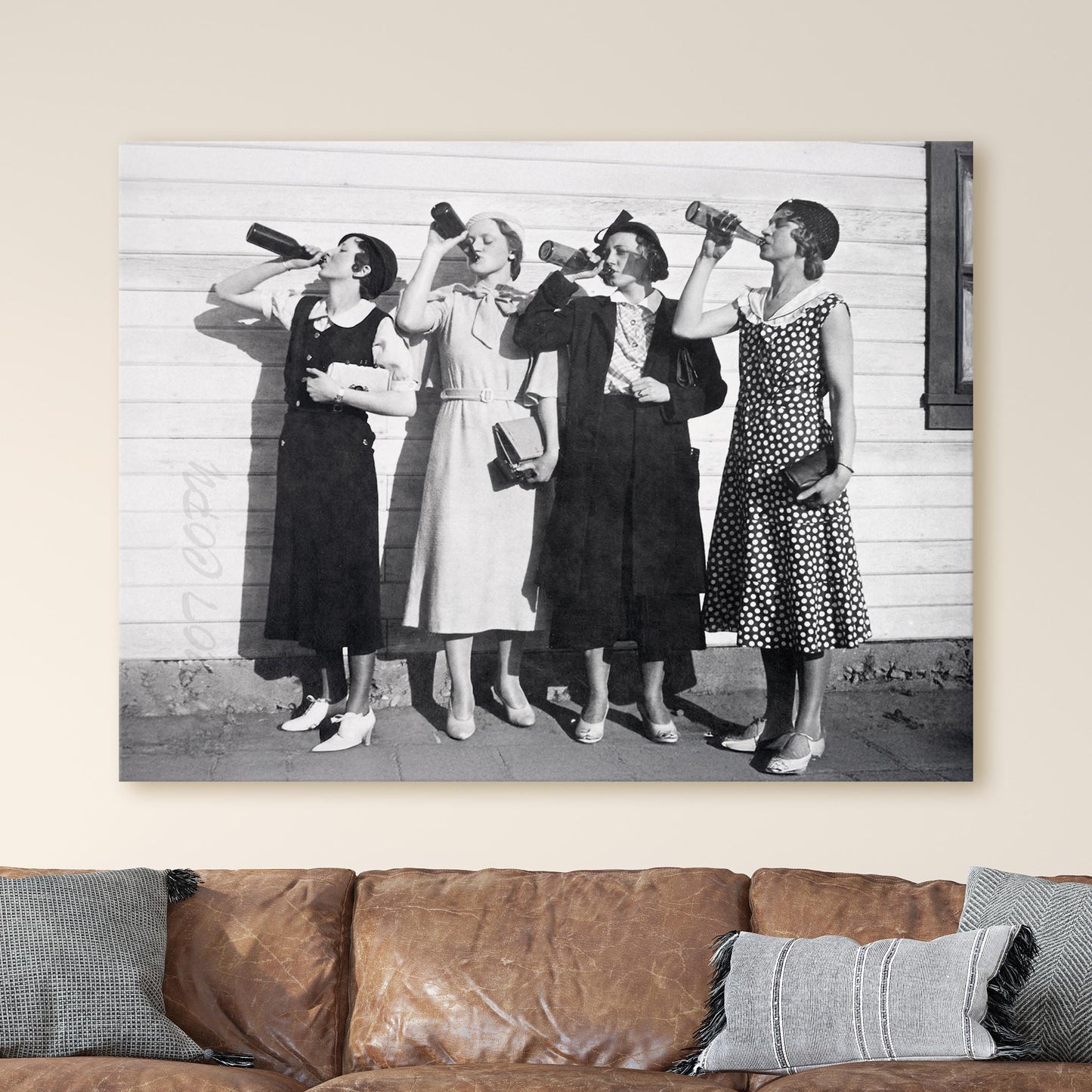 Flapper Girls Drinking During Prohibition 1920s