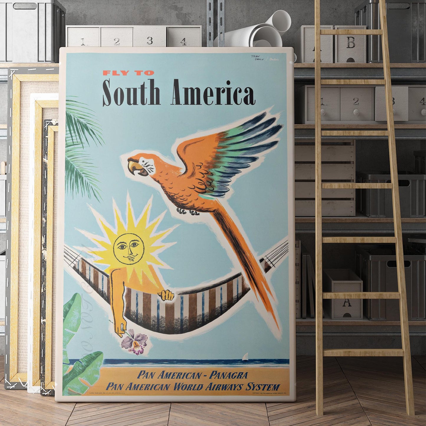 Fly to South America - Pan American Airways Poster