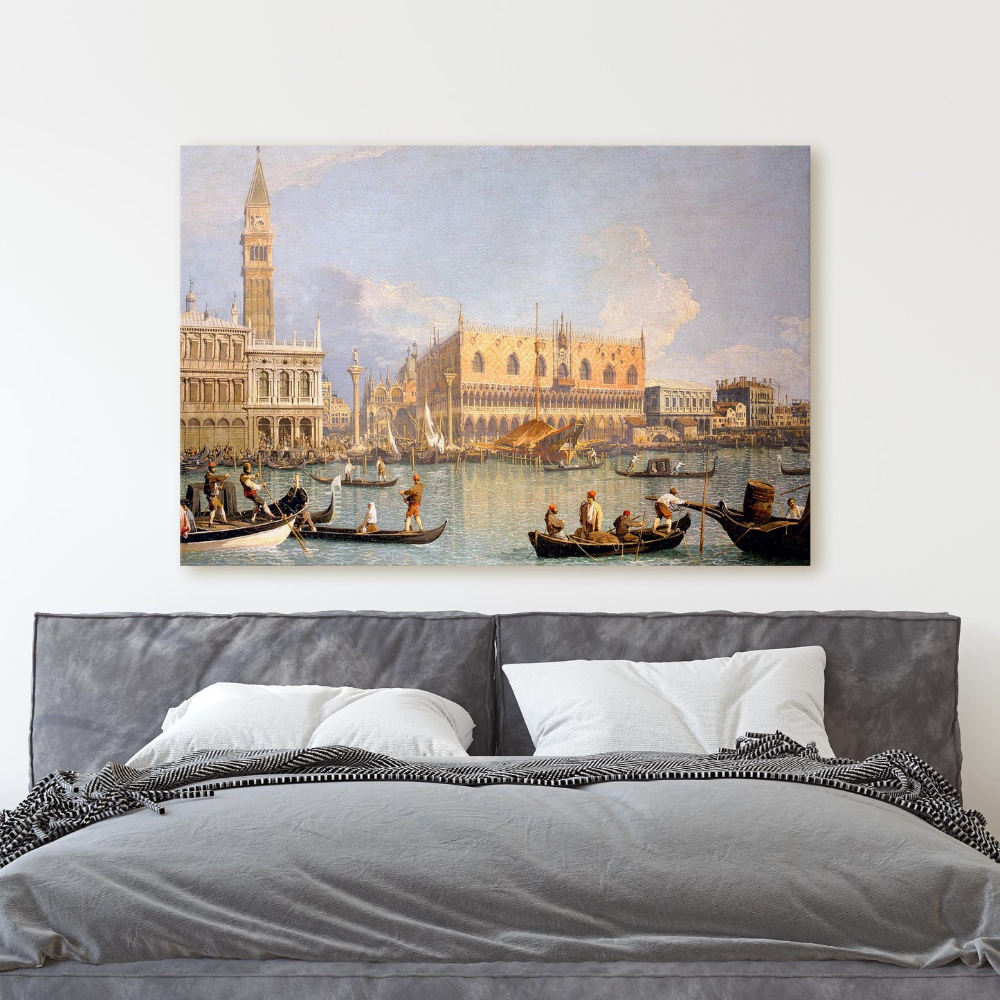 View of the Ducal Palace in Venice by Canaletto