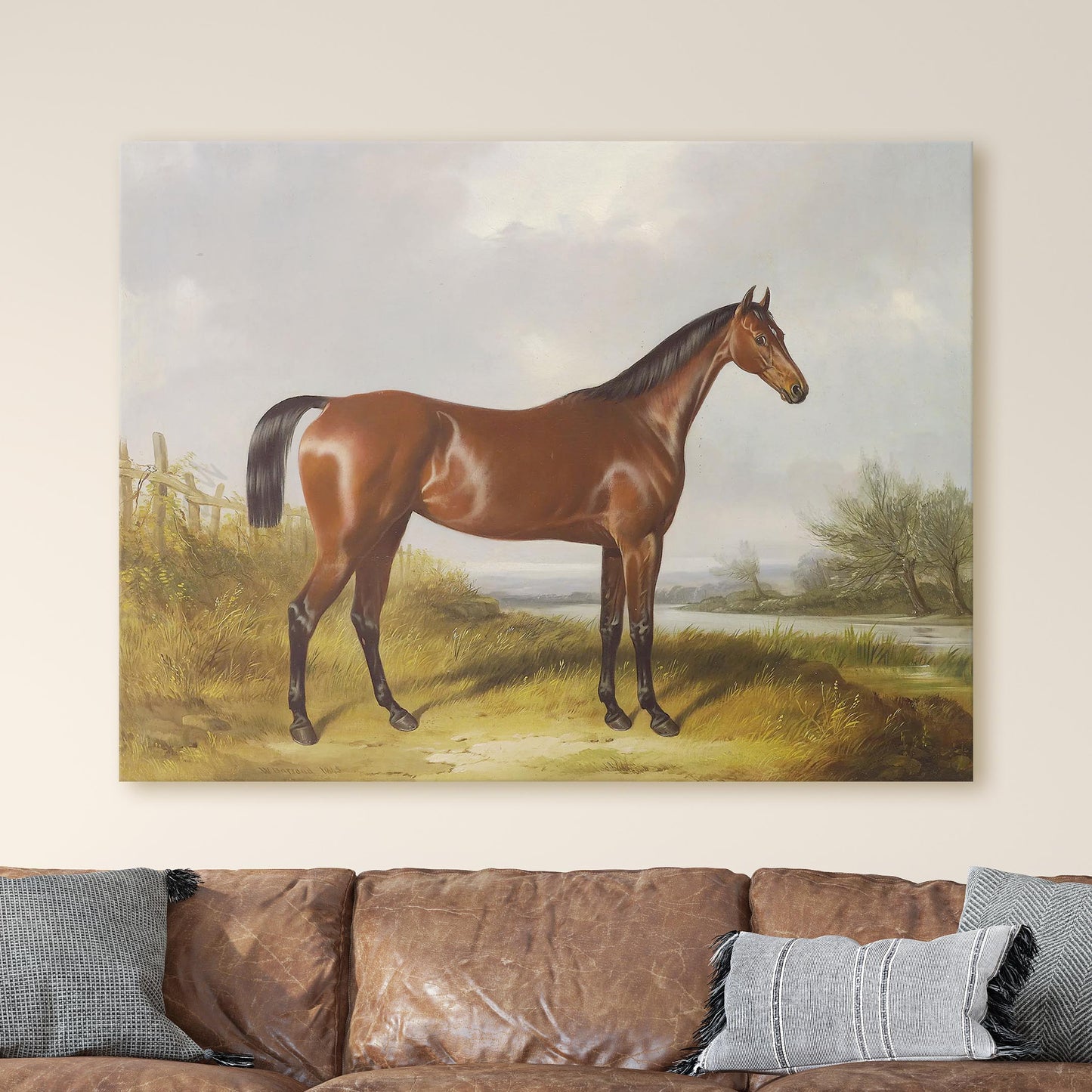 Hunter In a Landscape After William Barraud
