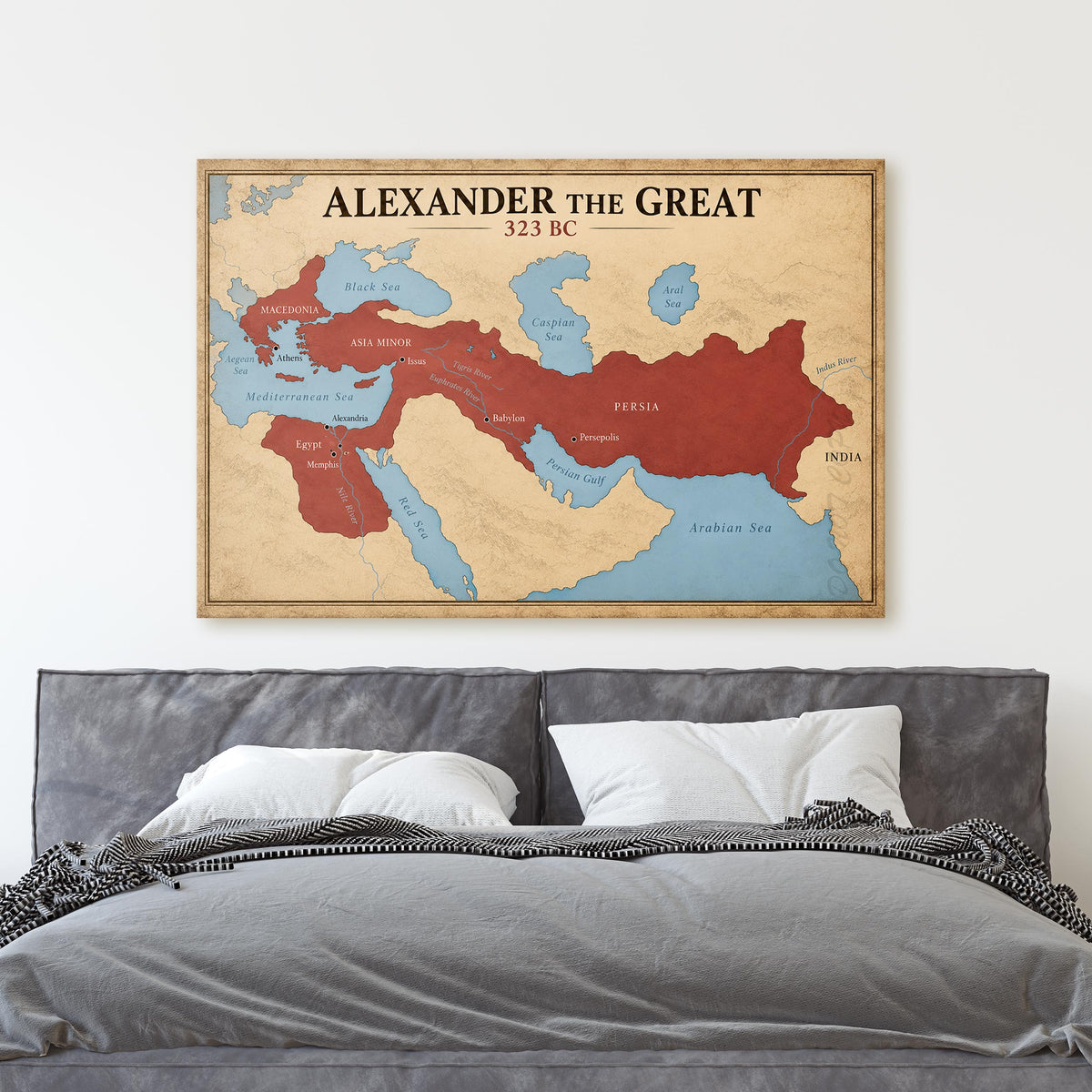 Alexander The Great Empire Map