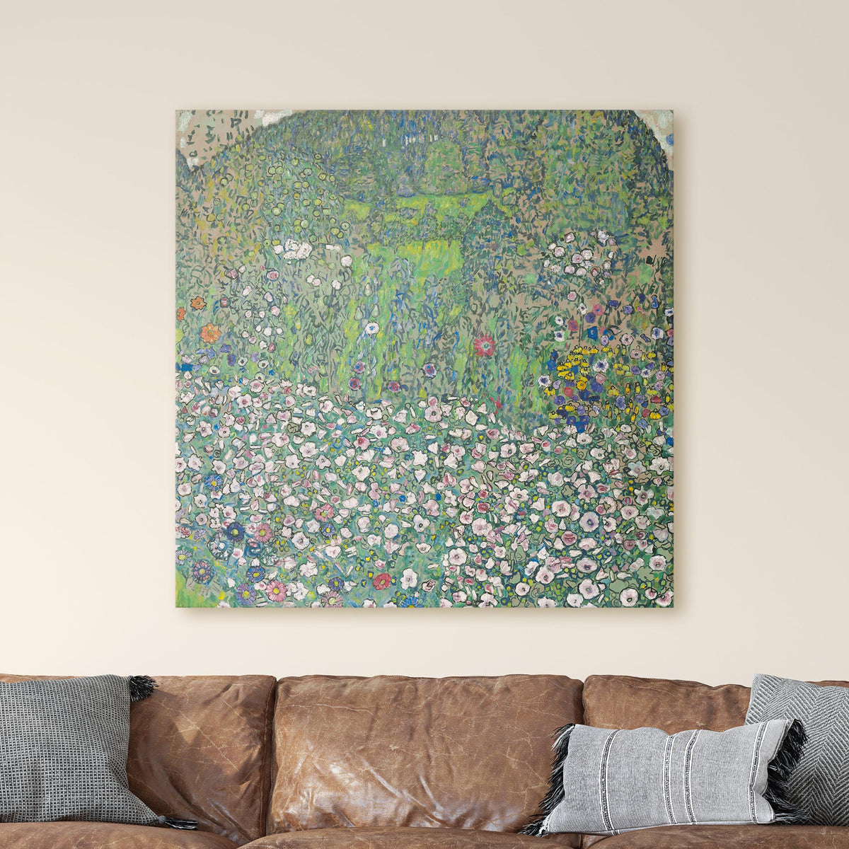 Garden Landscape on the Hill by Gustav Klimt