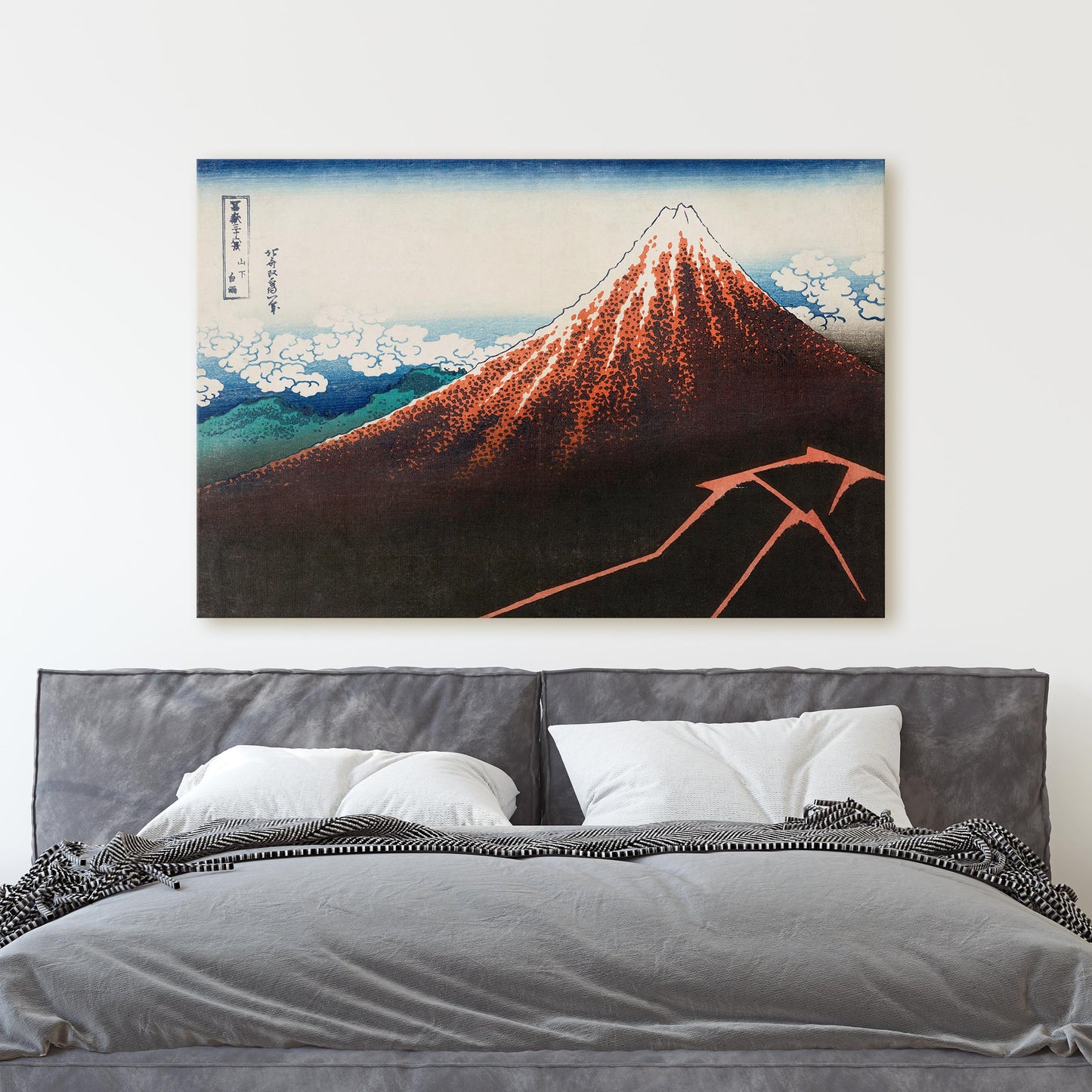Rainstorm Beneath The Summit by Hokusai