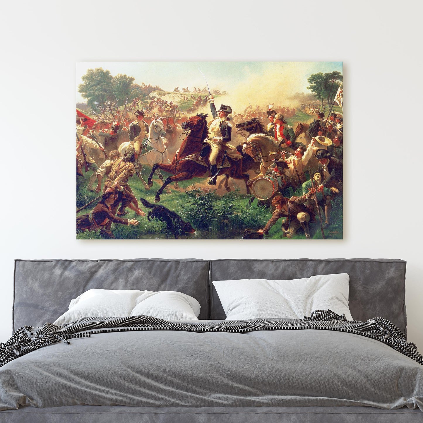 Washington Rallying the Troops at Monmouth by Emanuel Leutze
