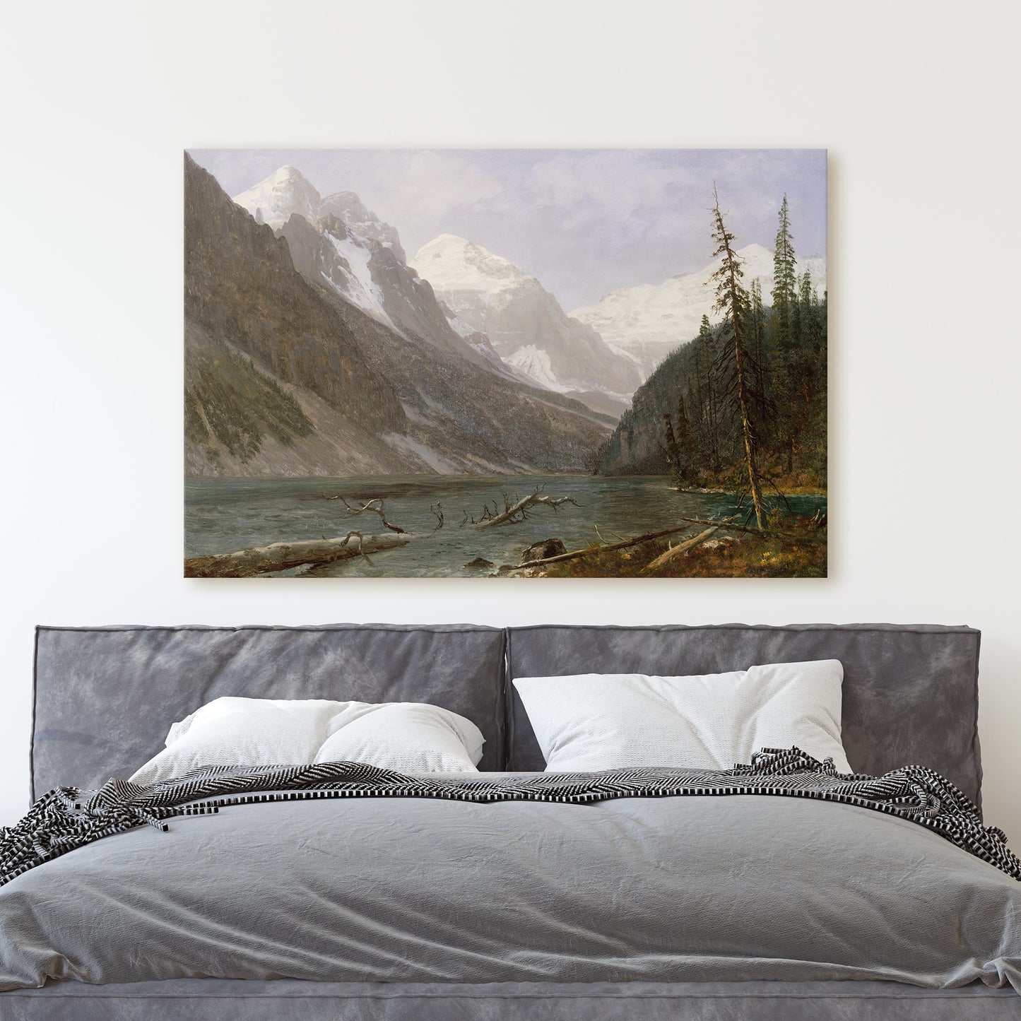 Canadian Rockies (Lake Louise) (ca. 1889) by Albert Bierstadt