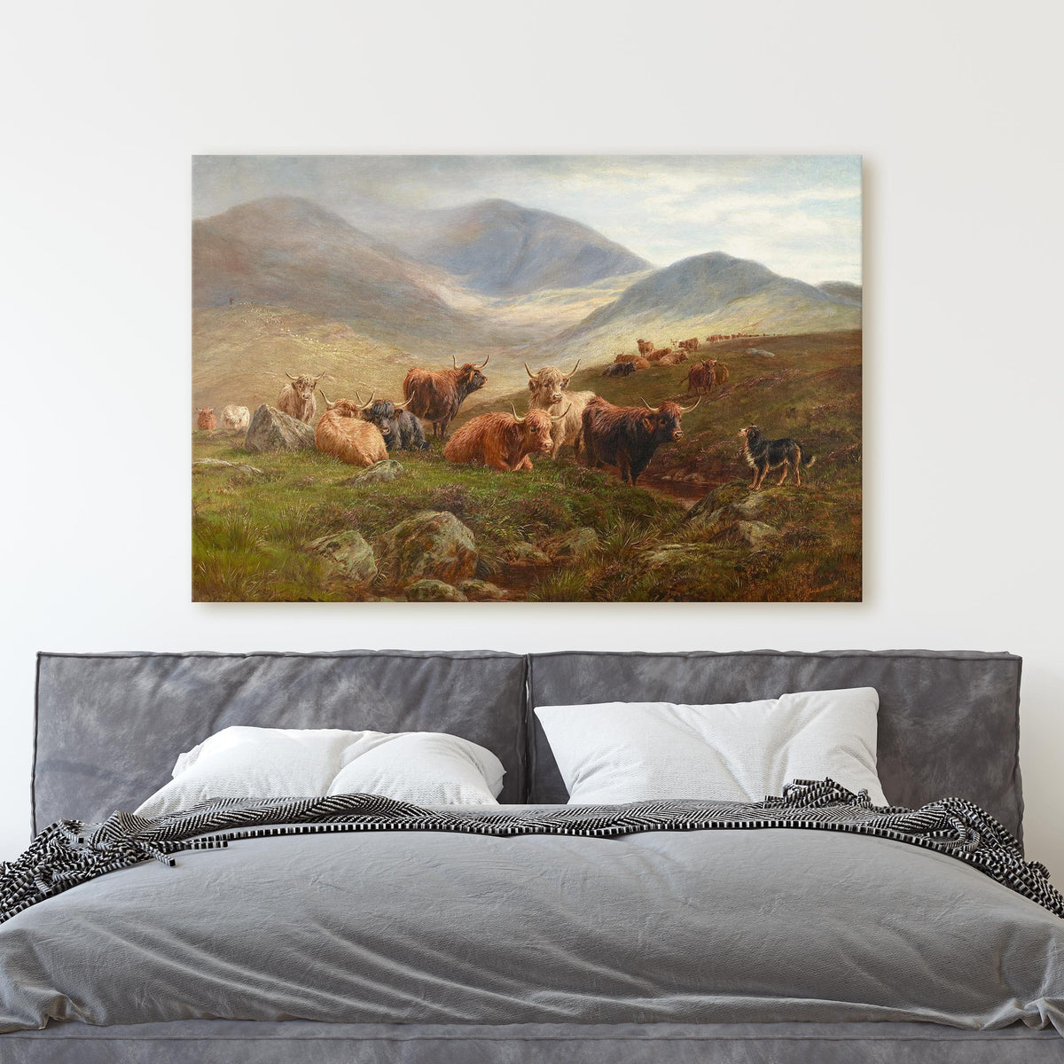 Highland Cattle, 1888 - John Falconer Slater
