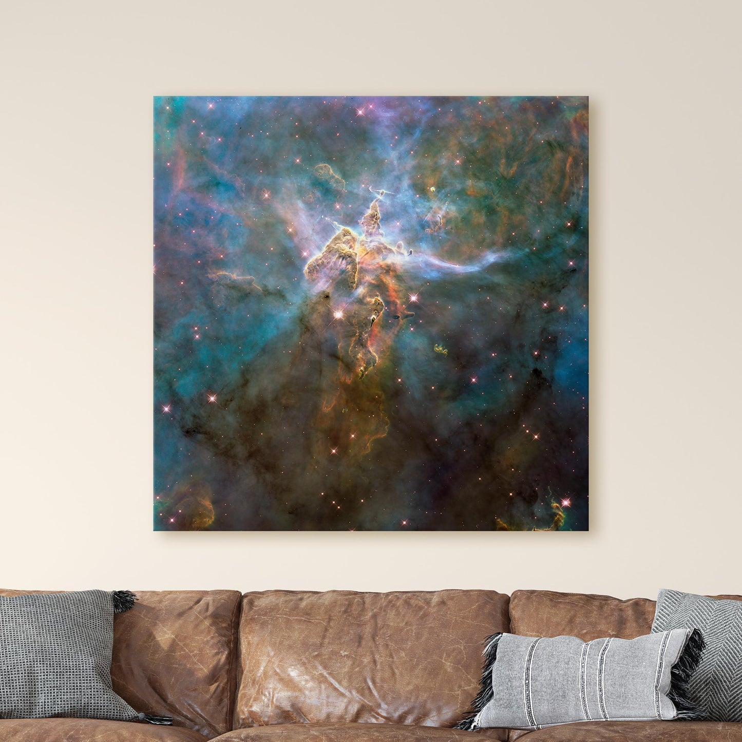Mystic Mountain in Carina Nebula (Hubble Space Telescope)