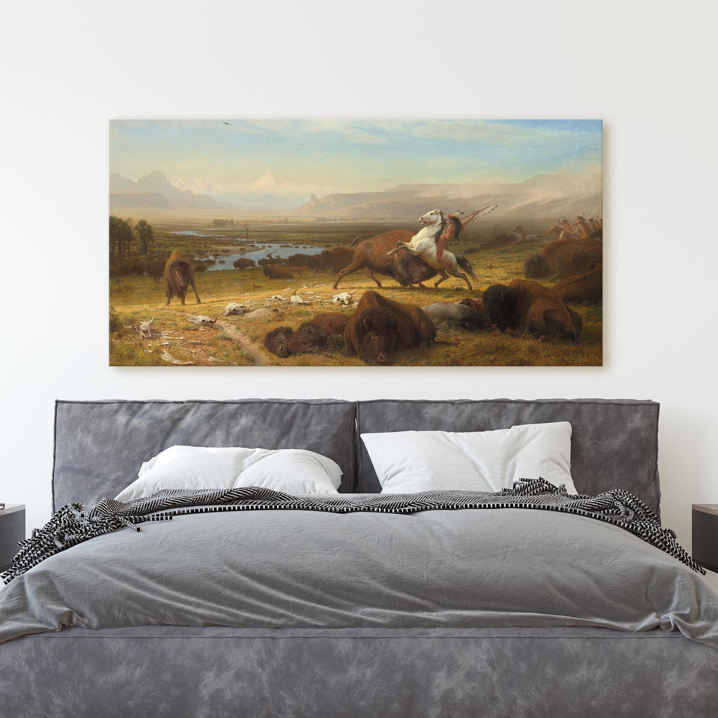 The Last of the Buffalo (1888) by Albert Bierstadt