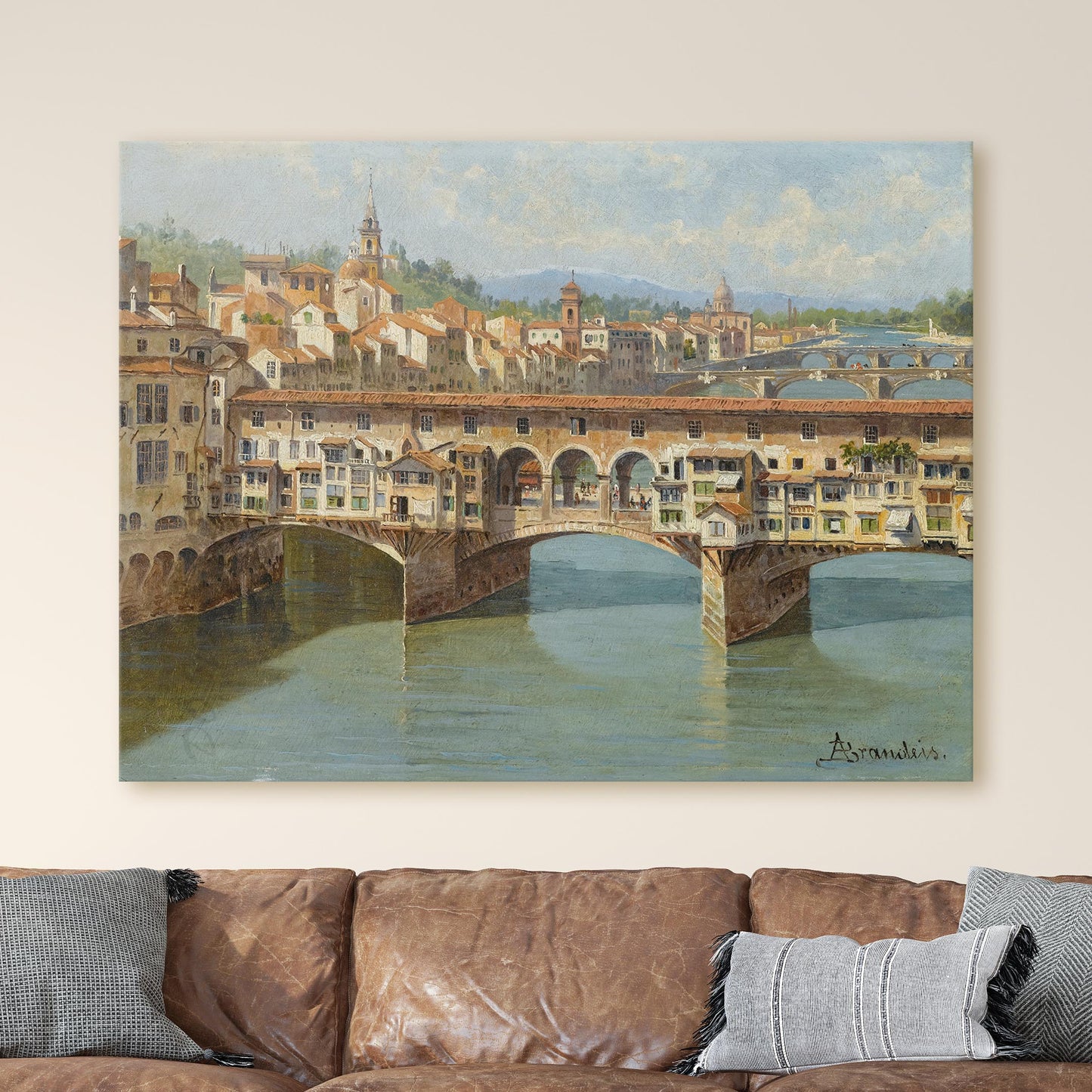 The Ponte Vecchio, Florence - Antonietta Brandeis