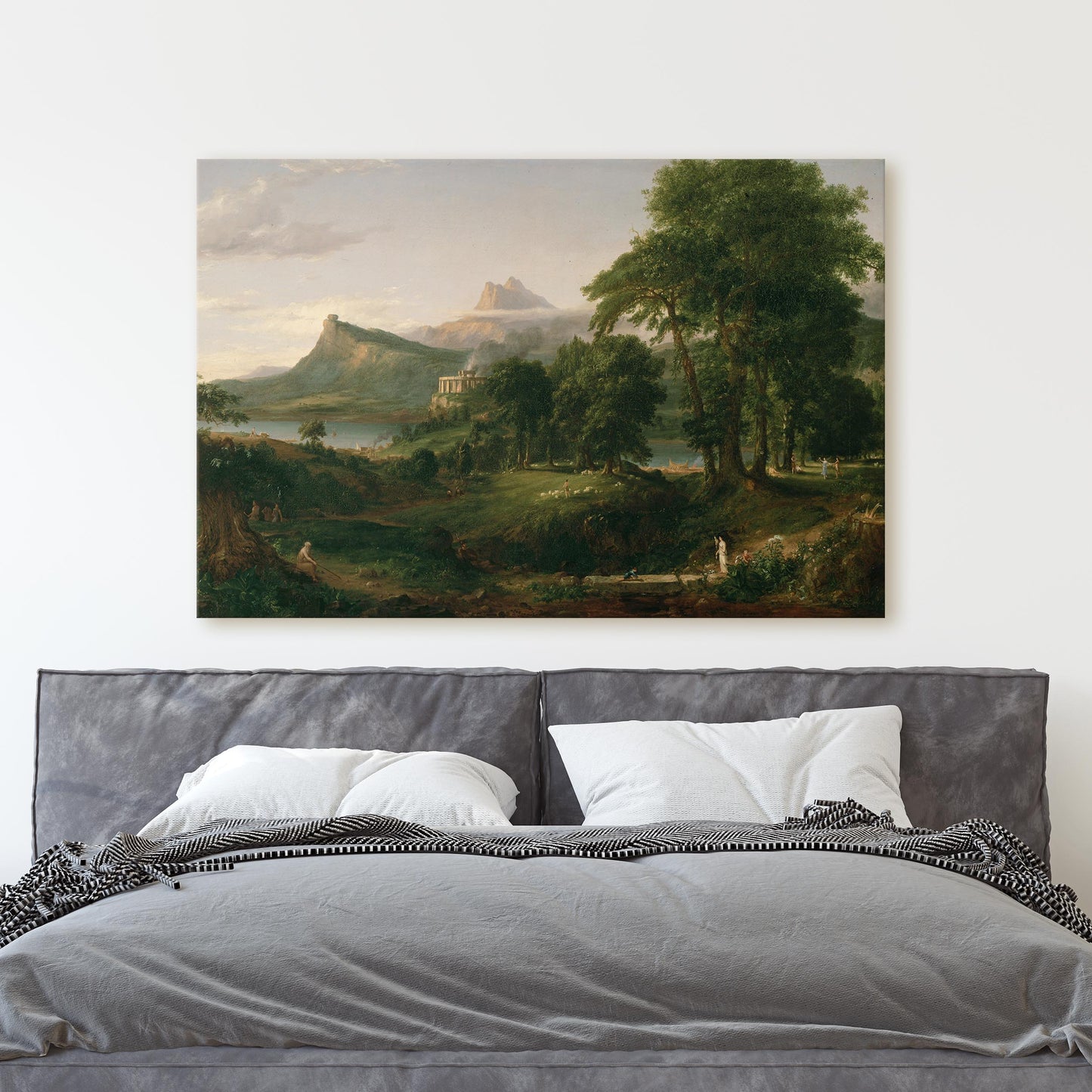 The Course of Empire - The Arcadian or Pastoral State by Thomas Cole