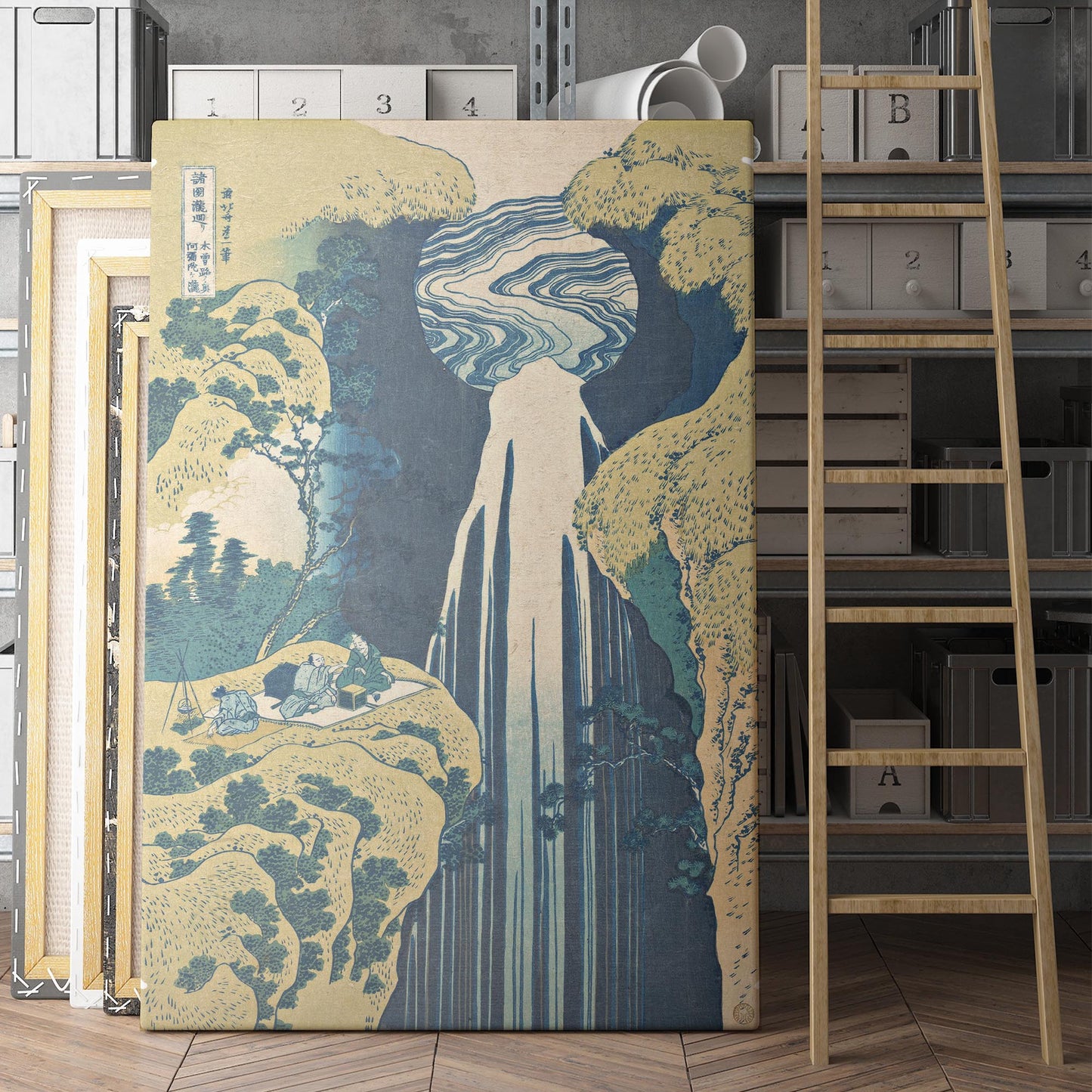 A Journey to the Waterfalls of all the Provinces by Hokusai
