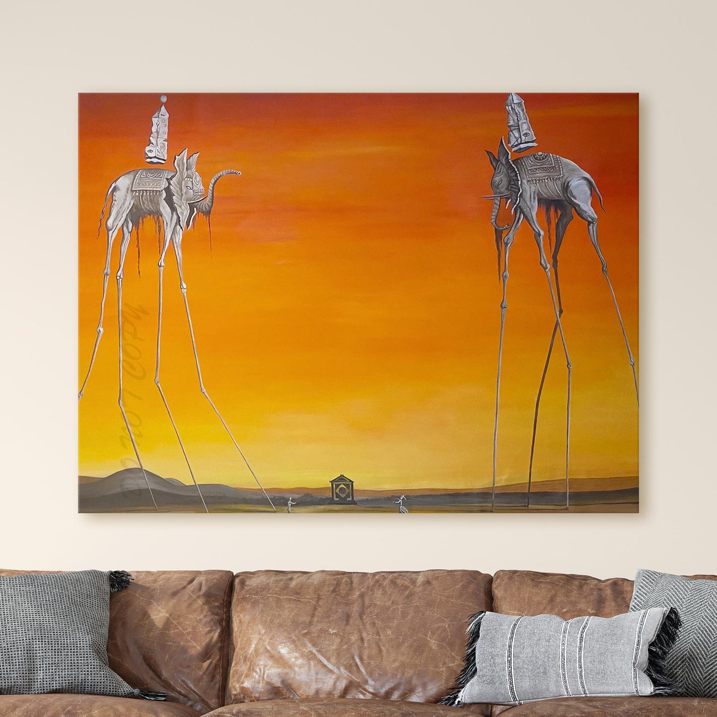 The Elephants by Salvador Dali