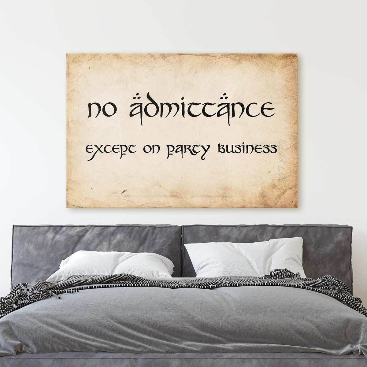 No Admittance Except on Party Business