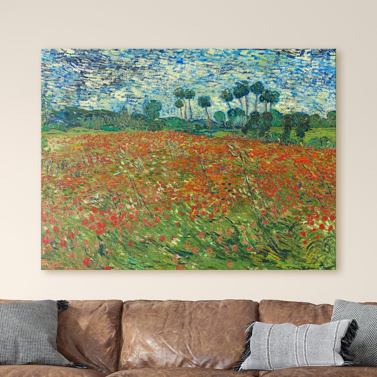 Poppy Field, 1890 by Van Gogh