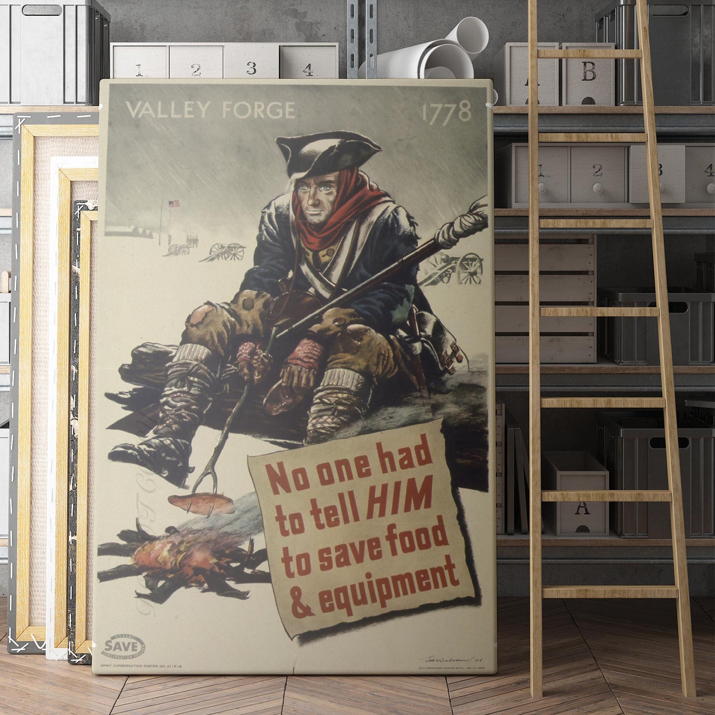 Military Poster Valley Forge 1778