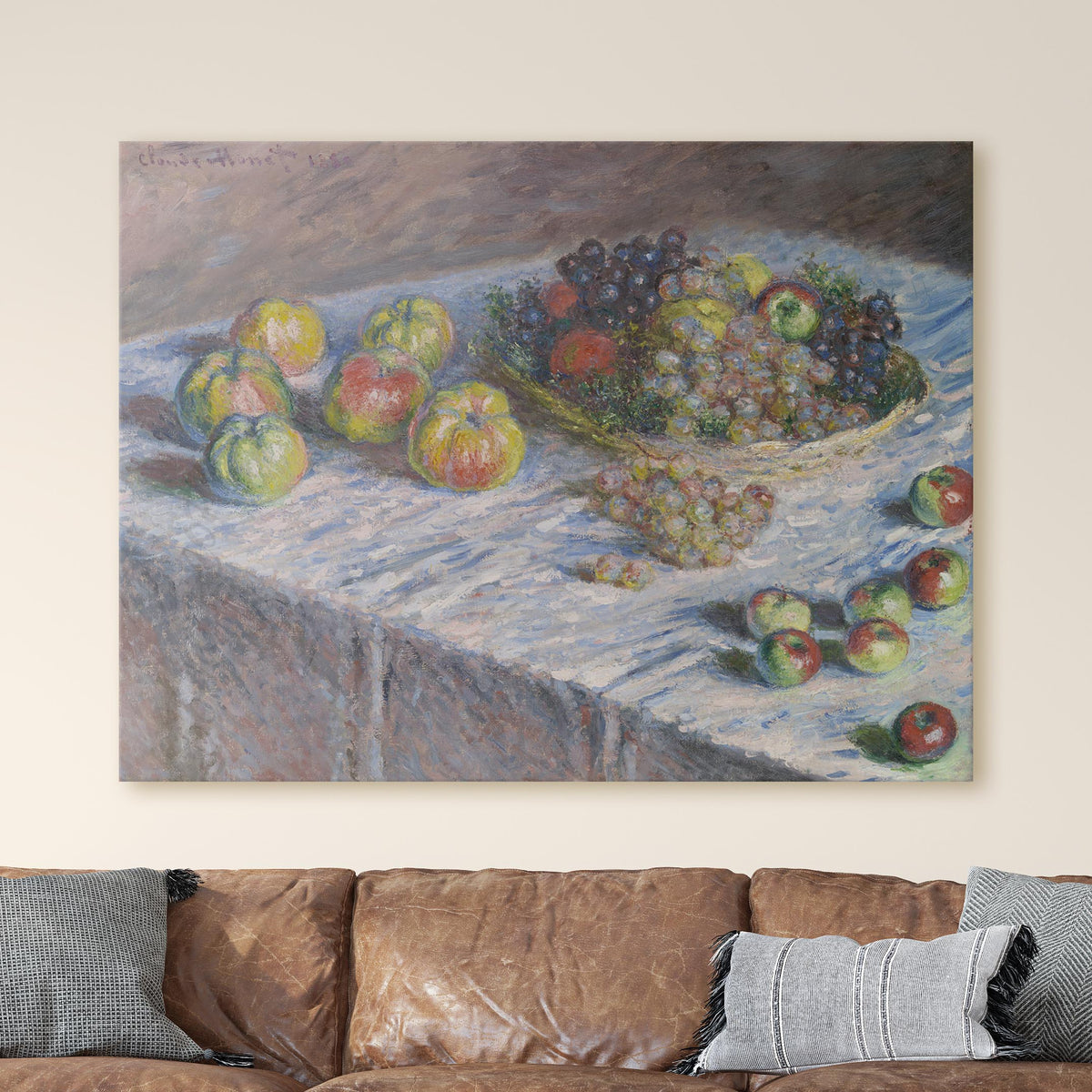 Apples and Grapes - Claude Monet