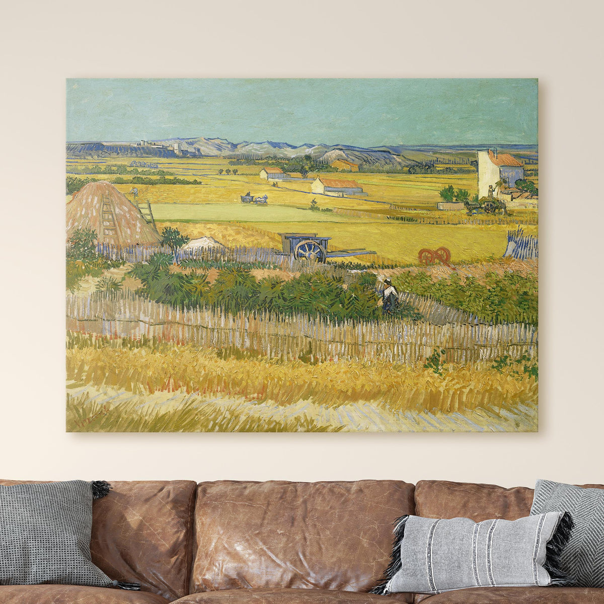 The Harvest 1888 - Vincent van Gogh