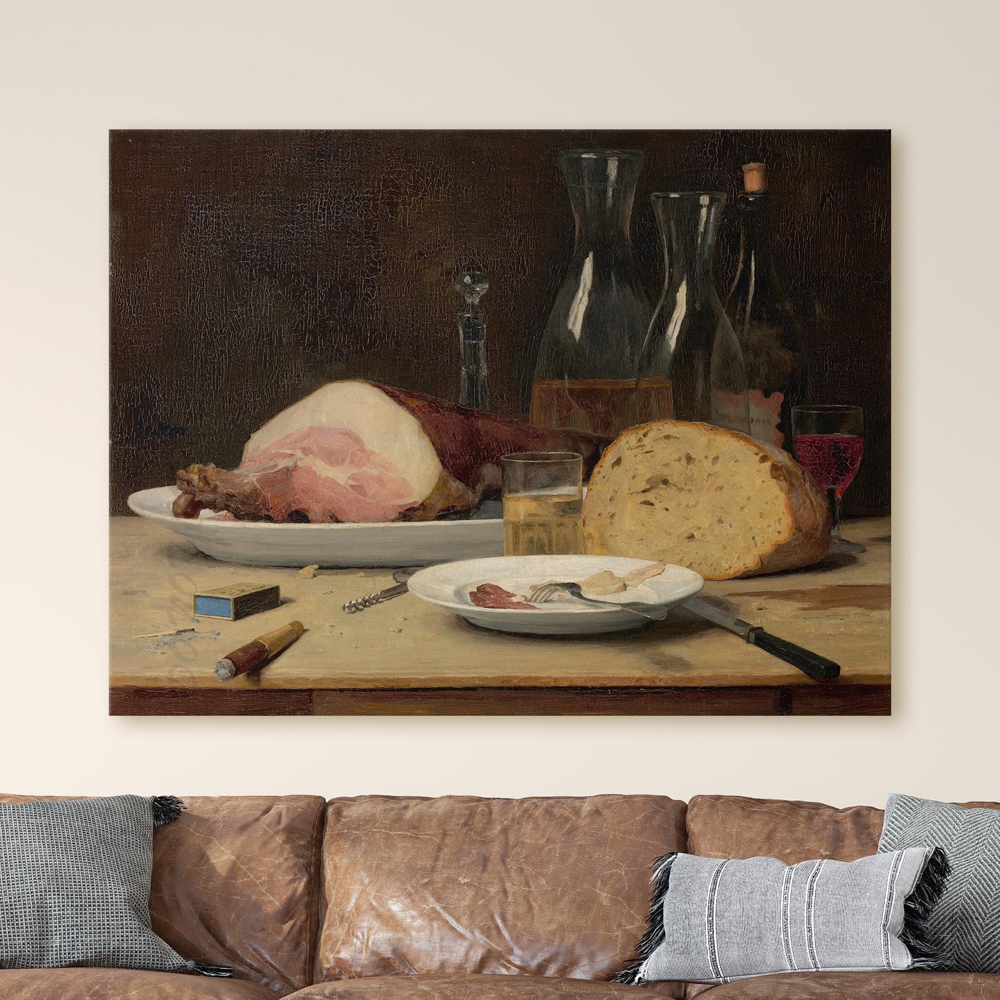 Still Life - Excess by Albert Anker