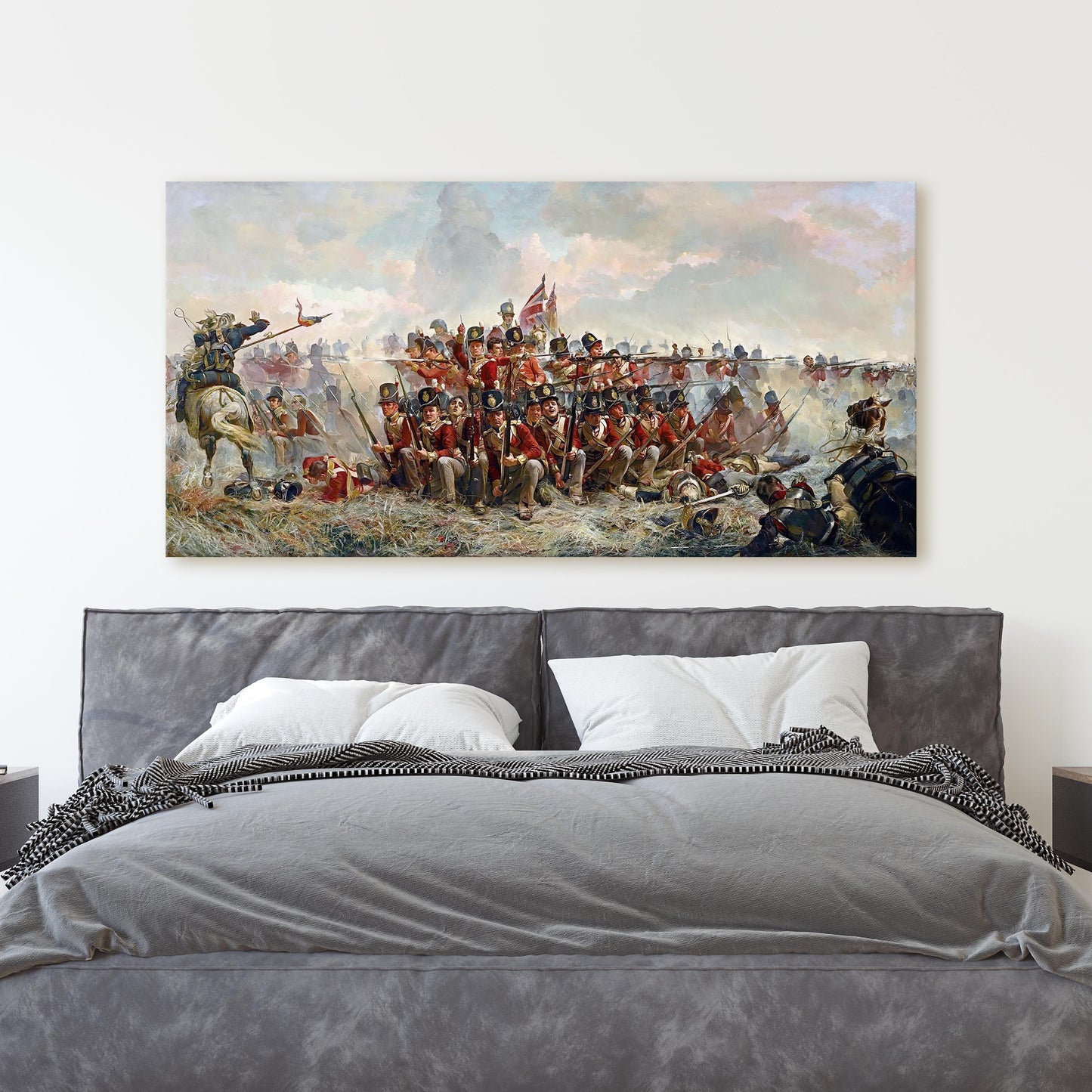 The 28th Regiment at Quatre Bras by Elizabeth Thompson