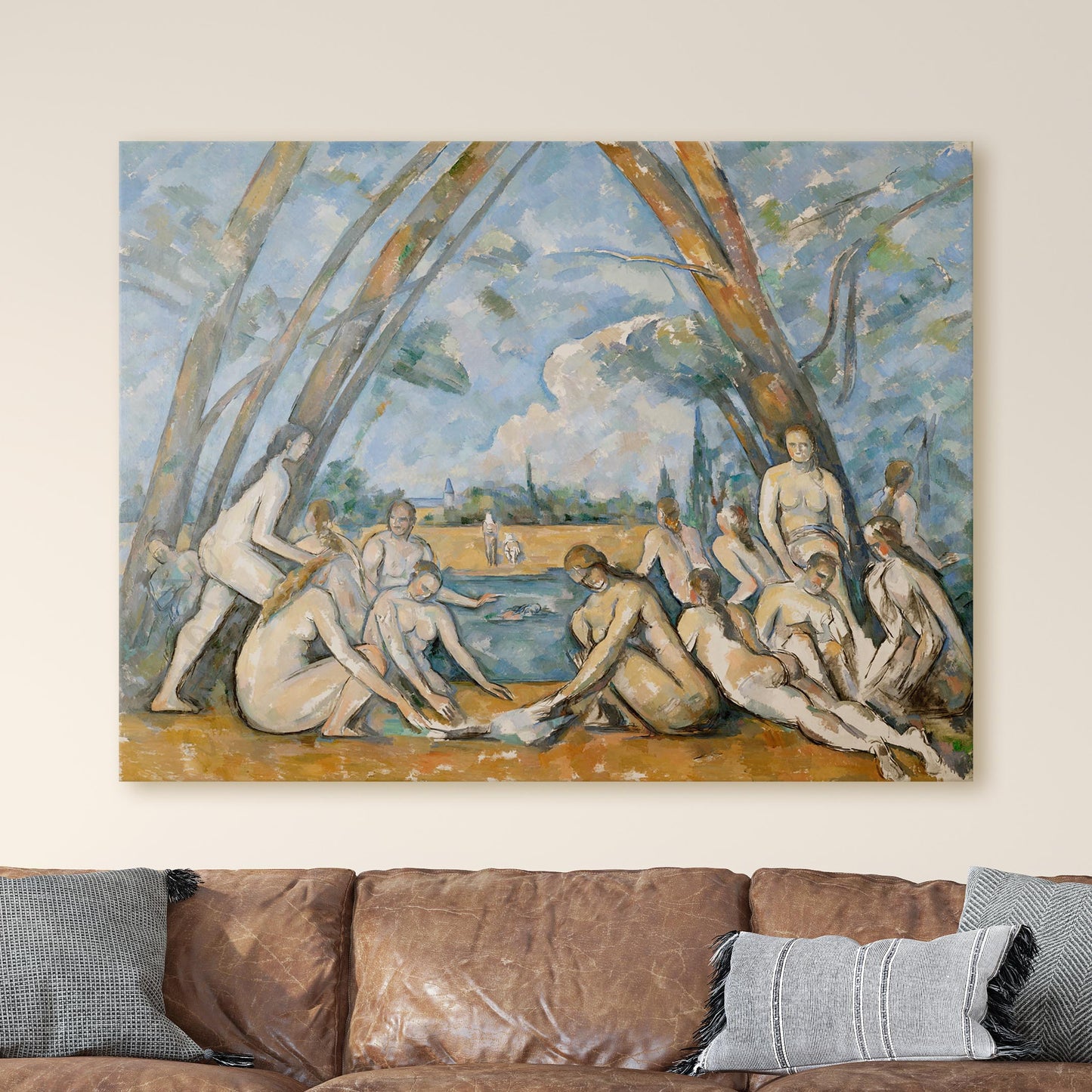 The Large Bathers by Paul Cézanne