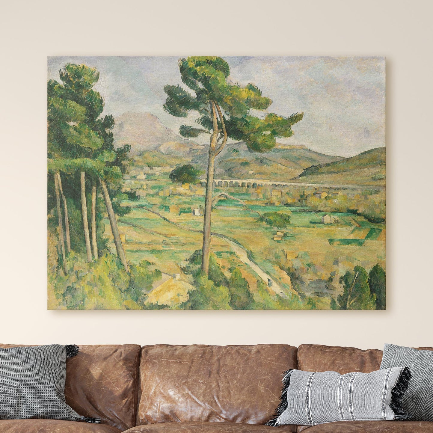 Mont Sainte-Victoire and the Viaduct of the Arc River Valley by Paul Cezanne