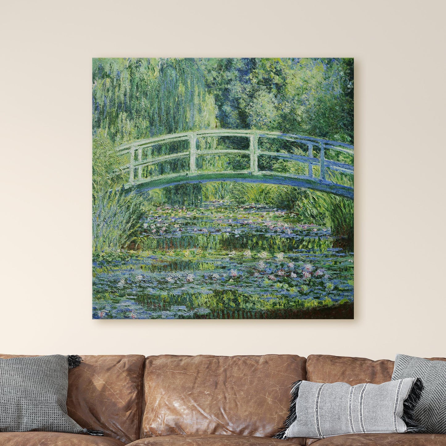 Water Lilies and Japanese Bridge (1899) by Claude Monet