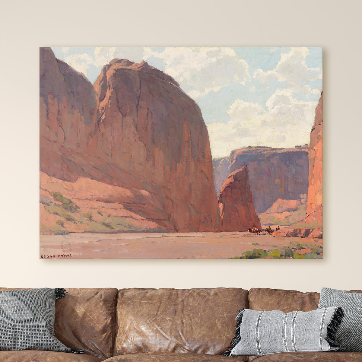 Narrows, Canyon de Chelly - Edgar Payne