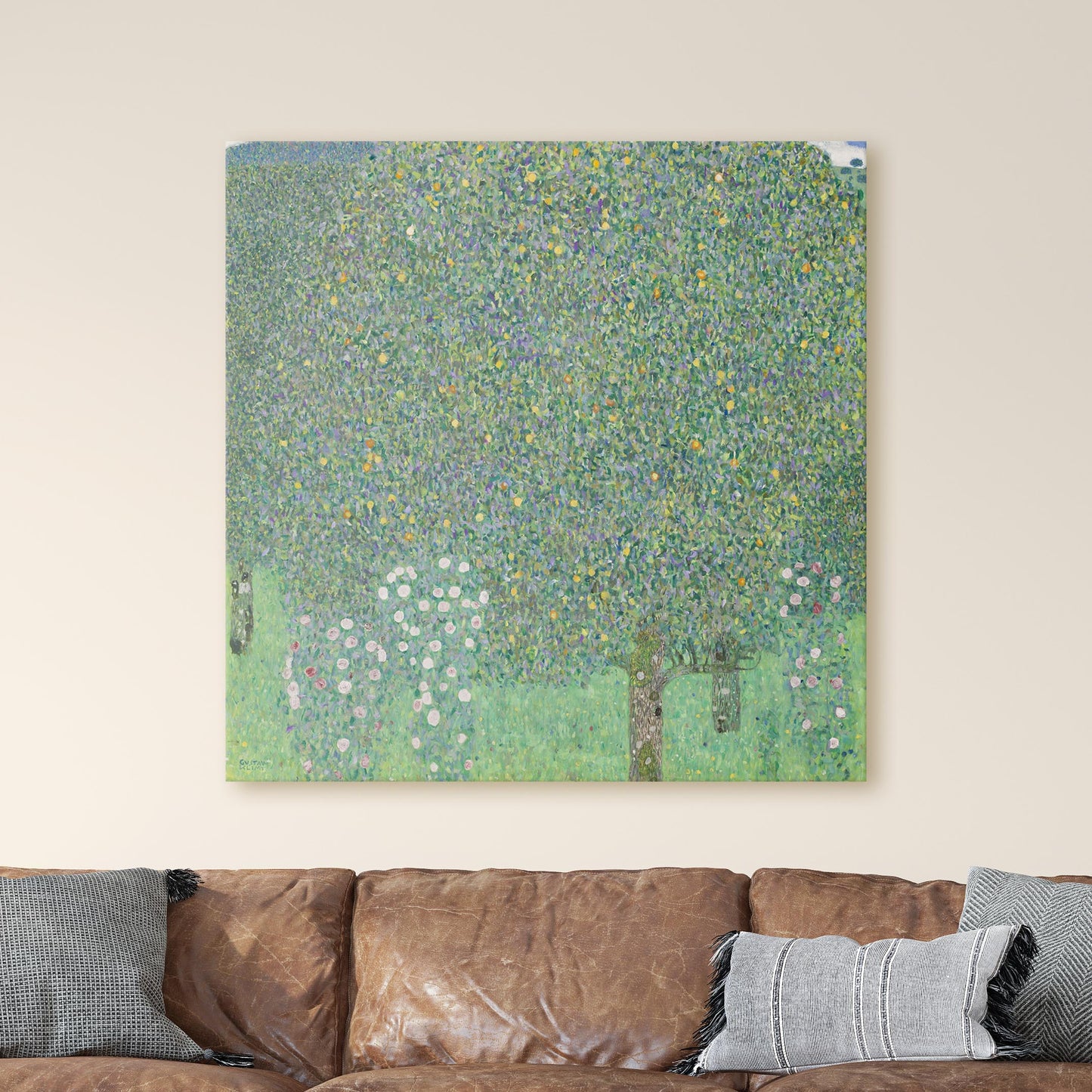 Rosebushes Under The Trees 1905 by Gustav Klimt