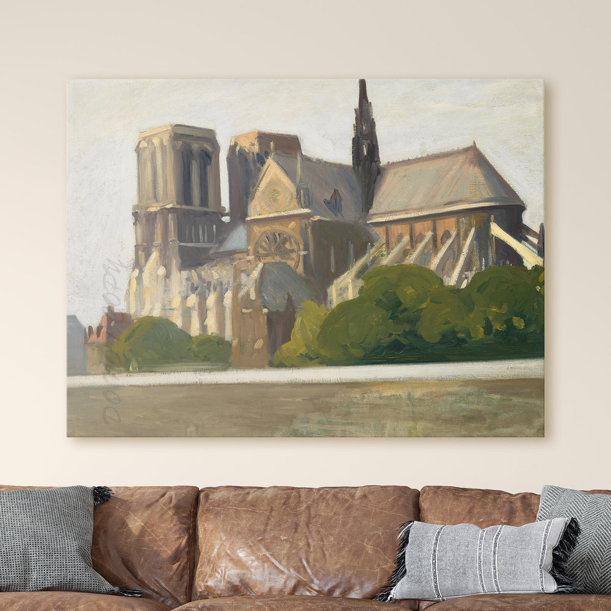 Notre Dame de Paris, 1907 by Edward Hopper