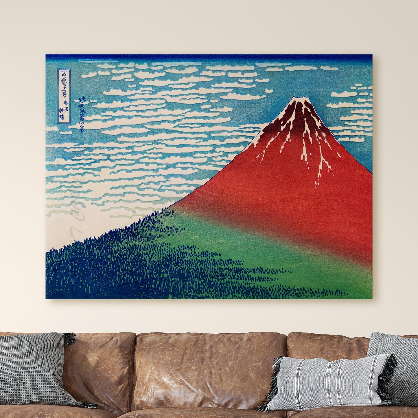Fine Wind, Clear Morning by Hokusai