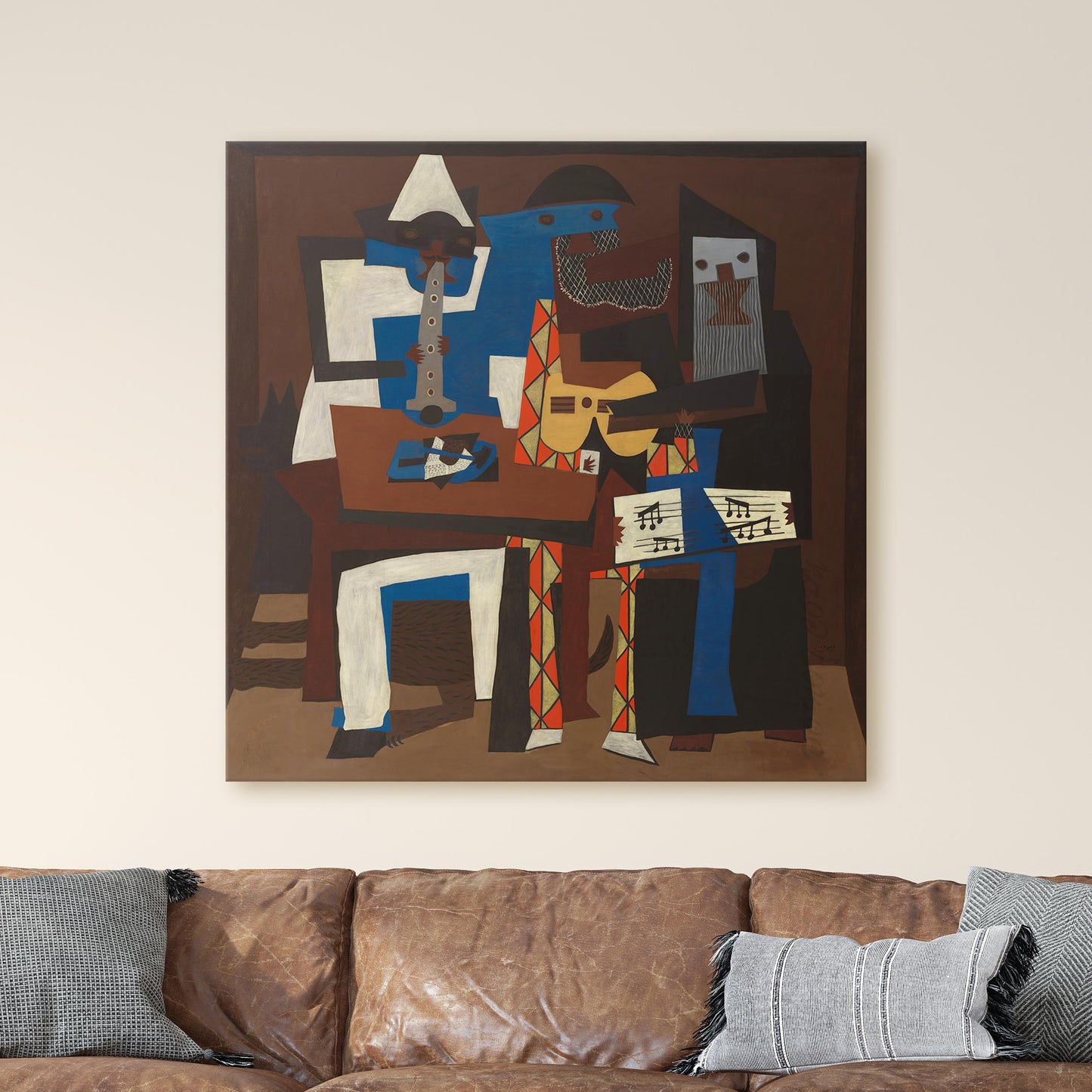Three Musicians by Picasso