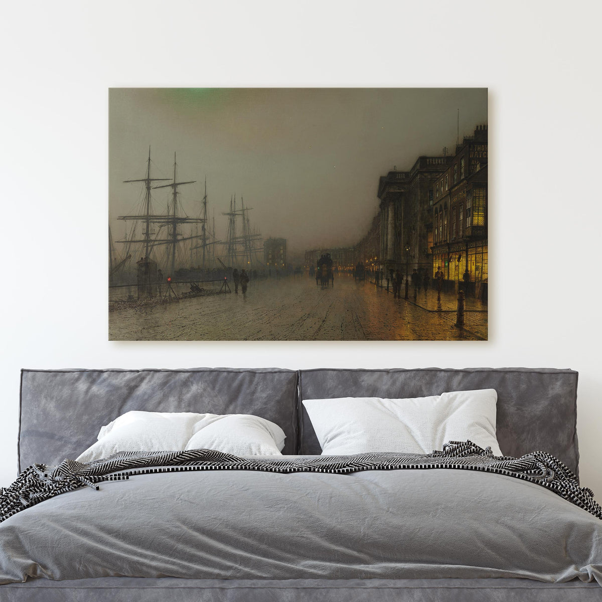 Canny Glasgow - John Atkinson Grimshaw