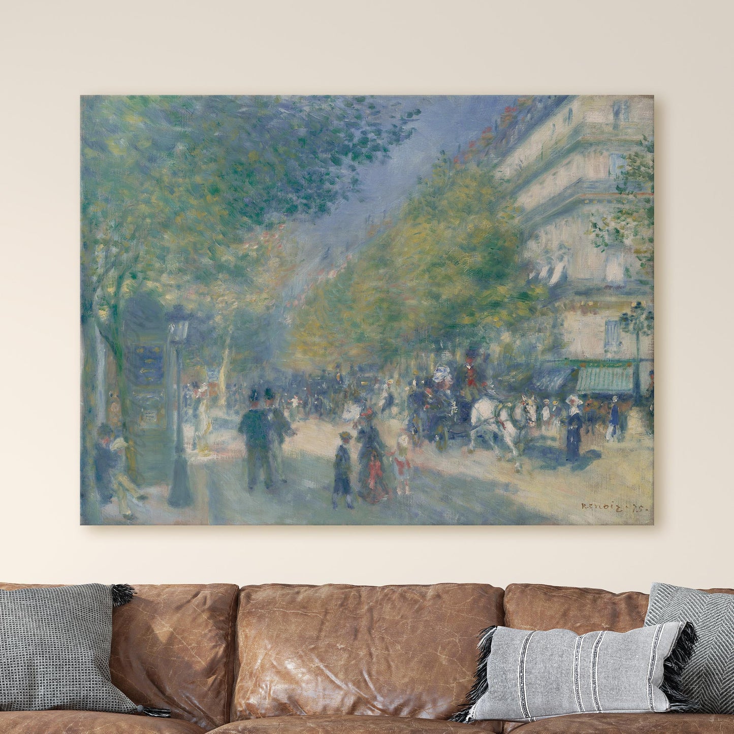 Les Grands Boulevards by Pierre-Auguste Renoir