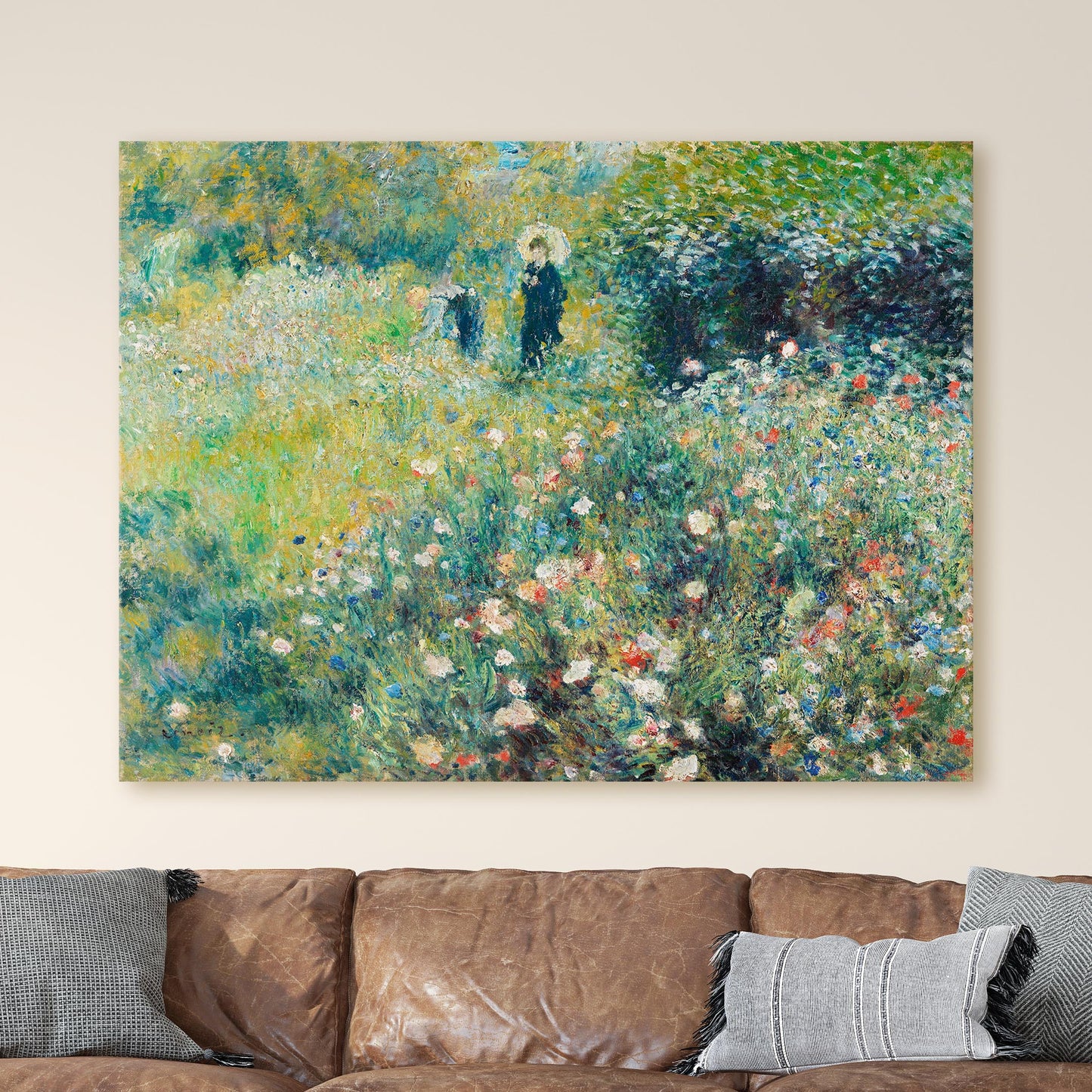 Summer Landscape, Woman With A Parasol In A Garden by Renoir