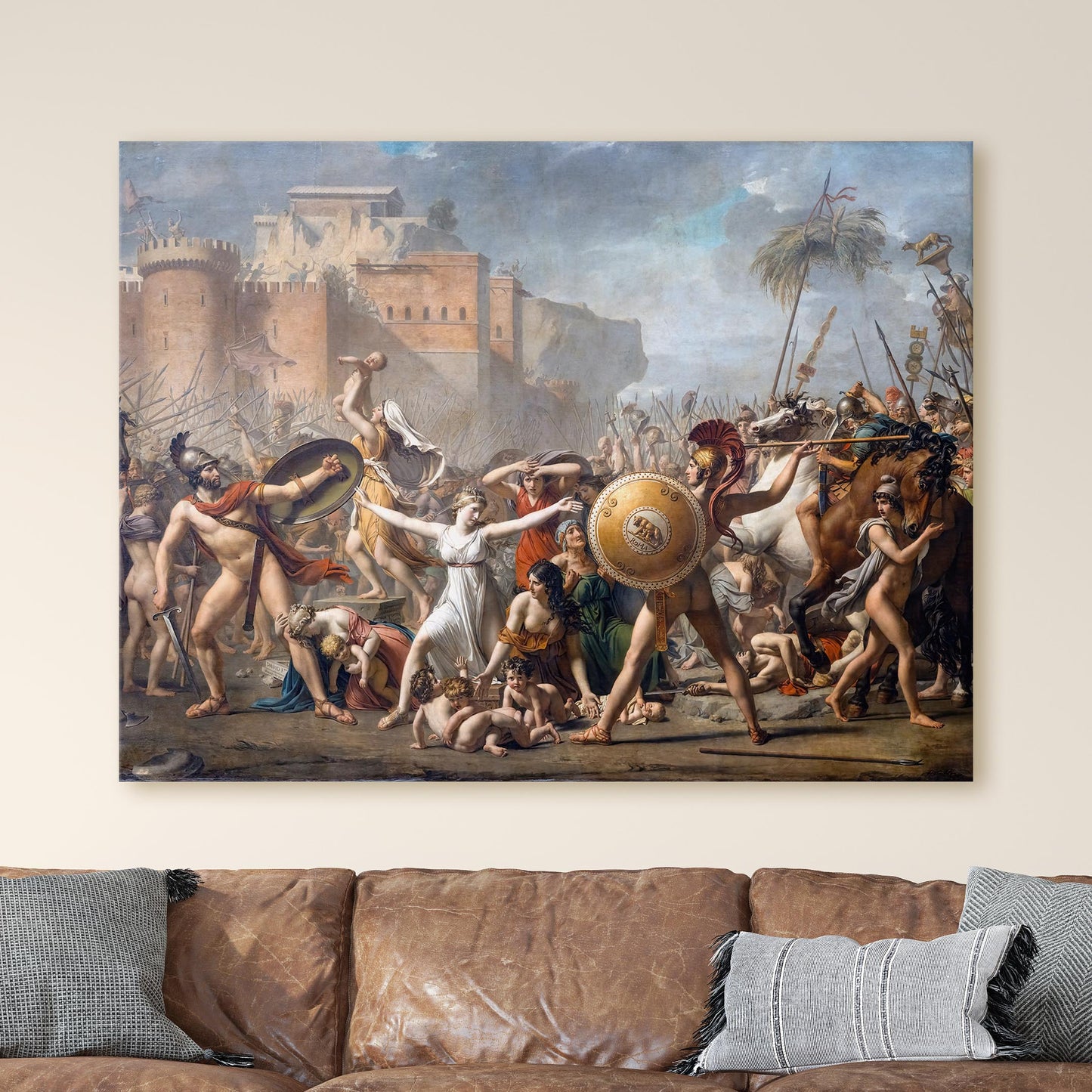 The Intervention of the Sabine Women - Jacques-Louis David
