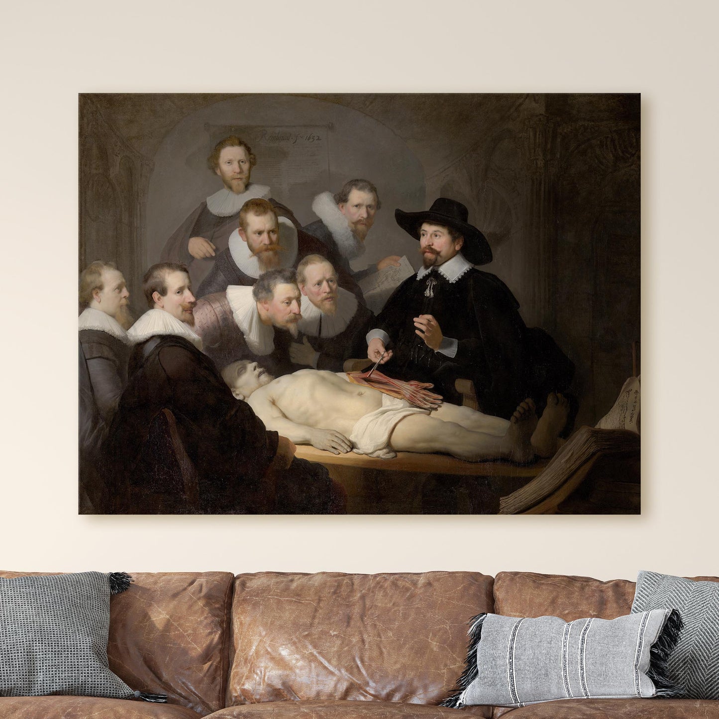 The Anatomy Lecture of Dr. Nicolaes Tulp by Rembrandt