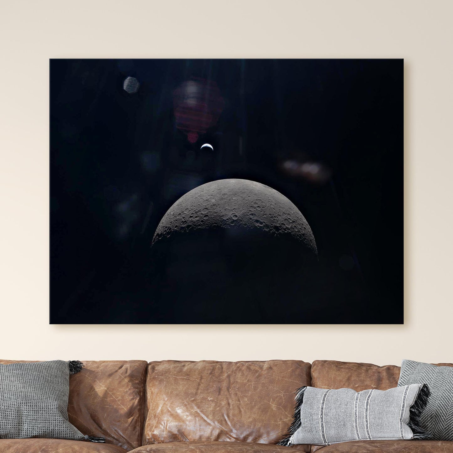 Artemis II - Crescent Earth Over Lunar Horizon (NASA Artemis 2 Mission)